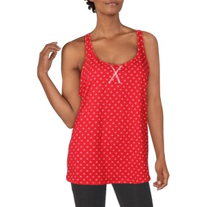 Calvin Klein Women’s Tank Top and Boxer Short Pajama Set(Mini Ck Logo Print)