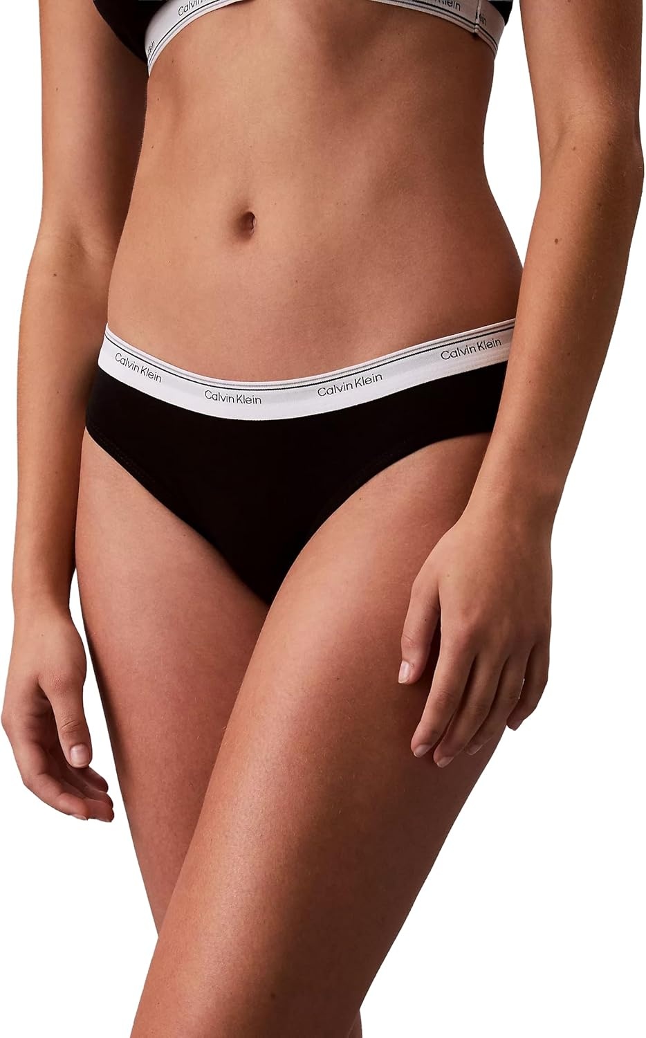 image:imageCalvin Klein Balance Cotton Stretch Bikini Panties 3 PackBlackSnow HeatherFresh Taupe