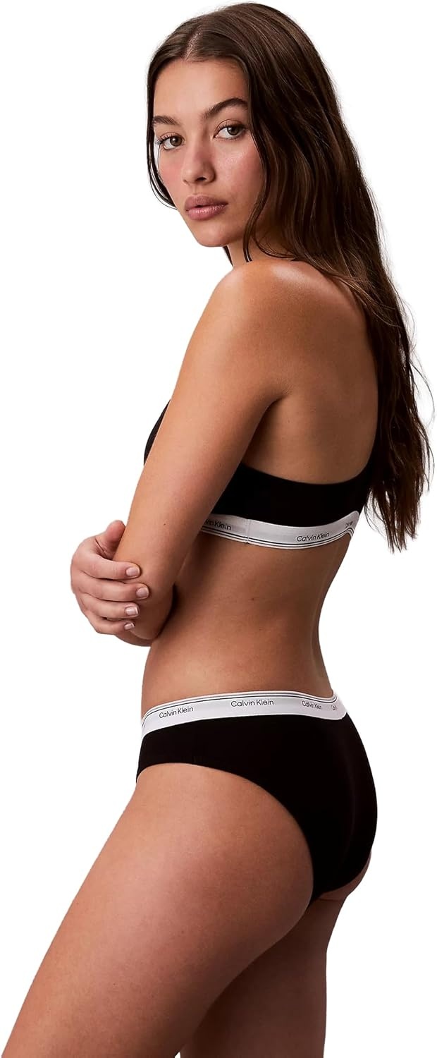 image:imageCalvin Klein Balance Cotton Stretch Bikini Panties 3 PackBlackSnow HeatherFresh Taupe