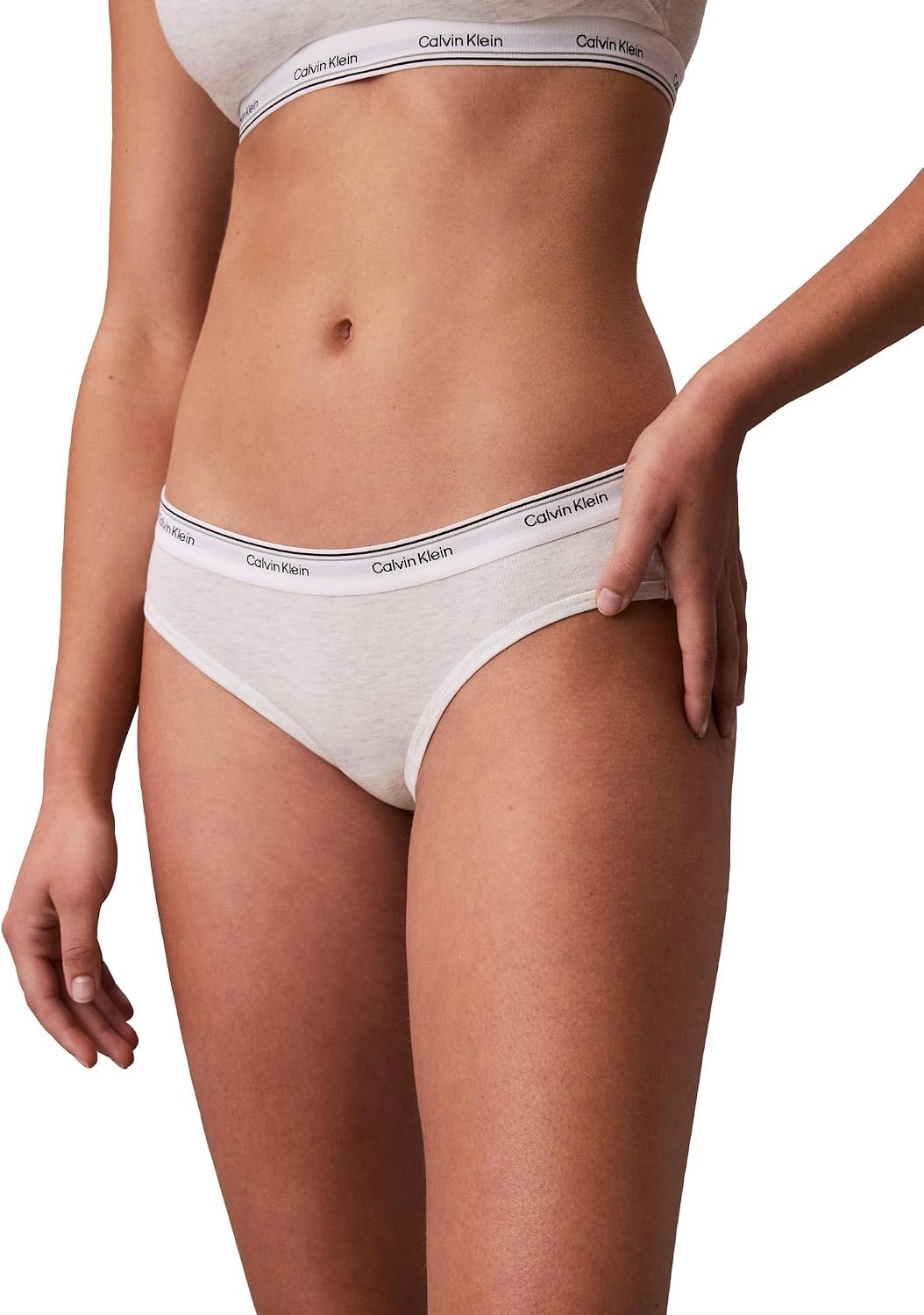 image:imageCalvin Klein Balance Cotton Stretch Bikini Panties 3 PackBlackSnow HeatherKelly Green