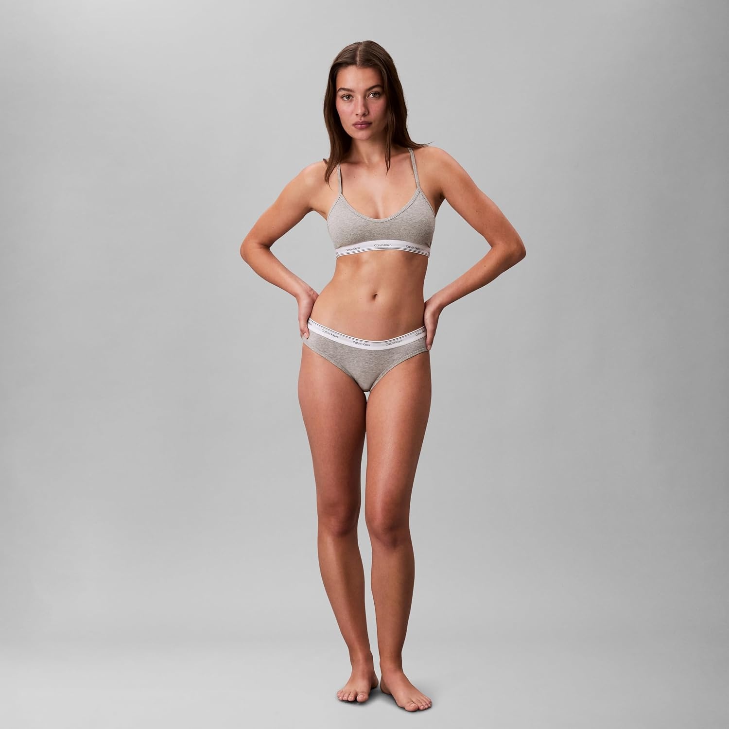 image:imageCalvin Klein Balance Cotton Stretch Bikini Panties 3 PackSpeakeasy Grey Heather Moonlight Blue