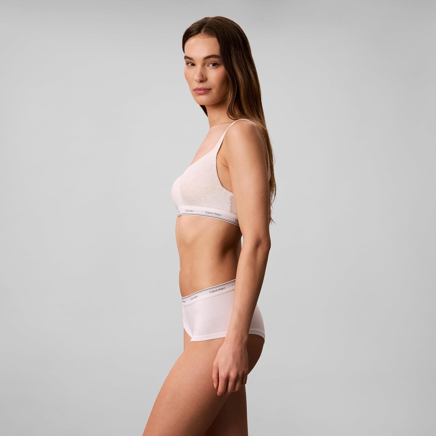 image:imageCalvin Klein Balance Cotton Stretch Boyshort Panties 3 PackBlackGrey HeatherWhite