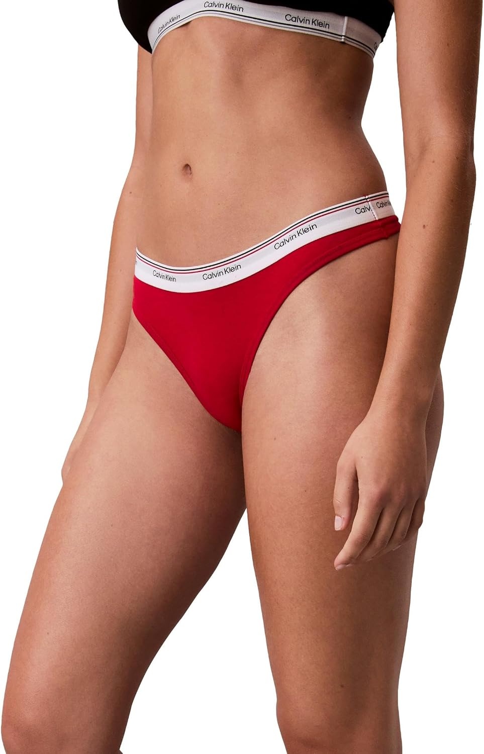 image:imageCalvin Klein Balance Cotton Stretch Thong Panties 3 PackBlackNymphs ThighObsess