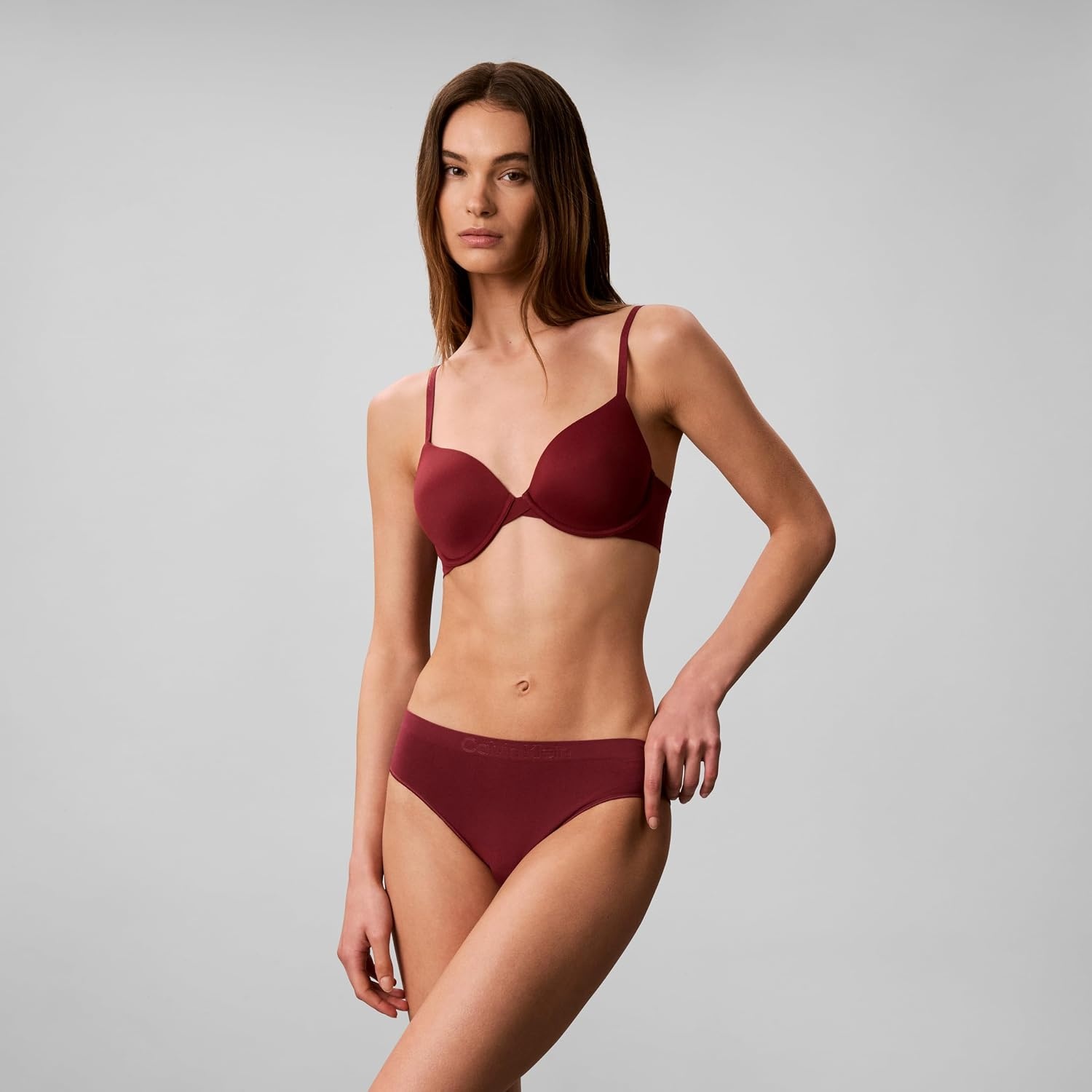 image:imageCalvin Klein Bonded Flex BikiniEstablished Red