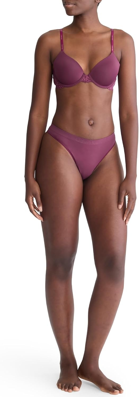 image:imageCalvin Klein Bonded Flex BikiniMauve Wine