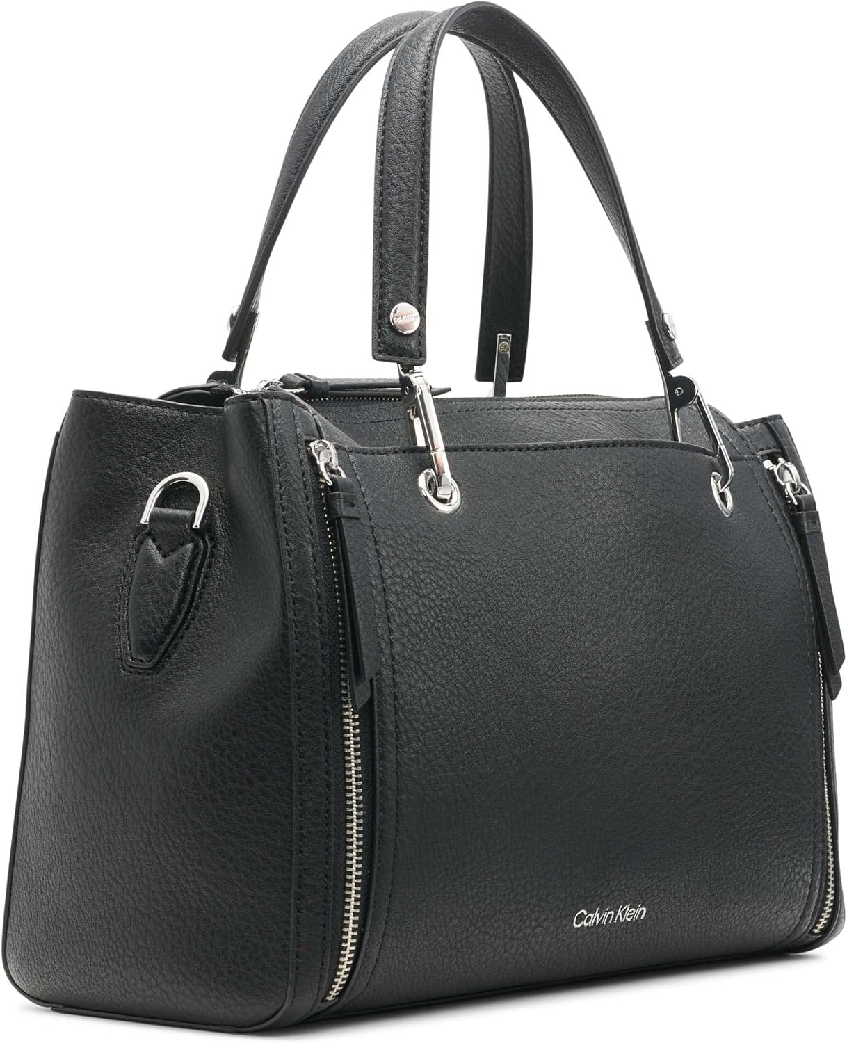 image:imageCalvin Klein Bubble Lamb Novelty Organization SatchelBlackSilver