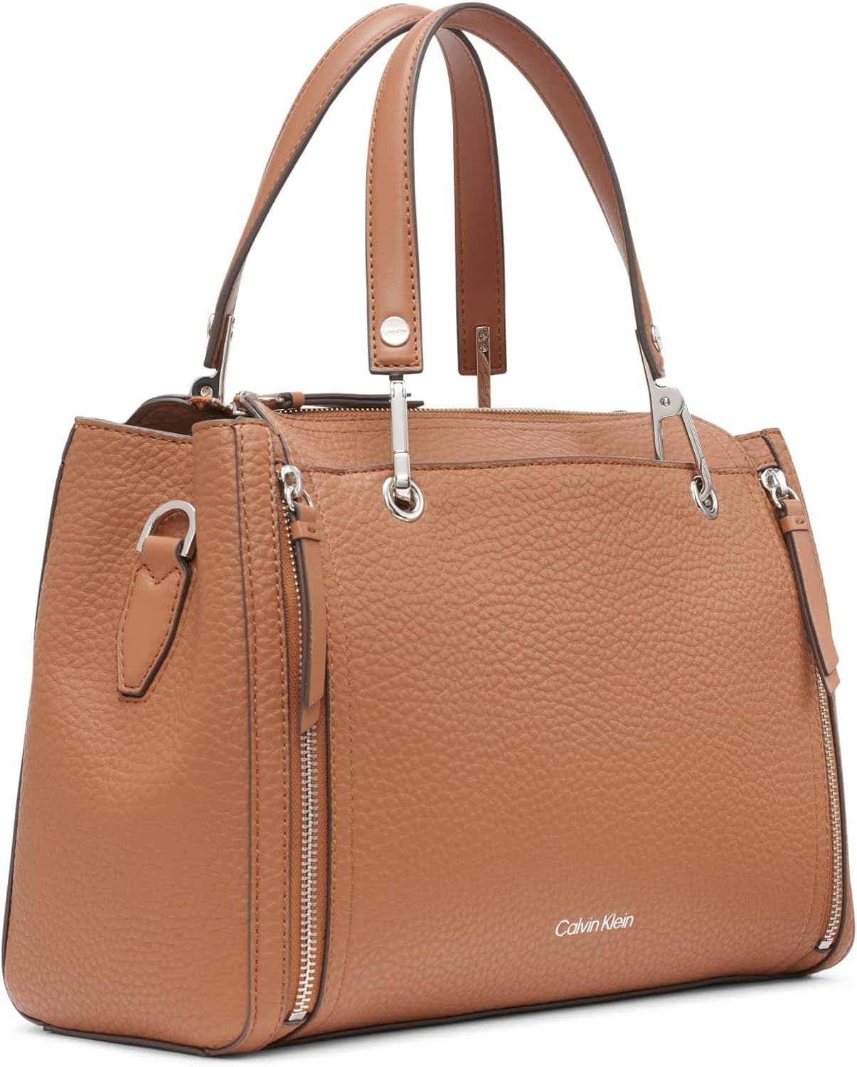 image:imageCalvin Klein Bubble Lamb Novelty Organization SatchelCore Caramel