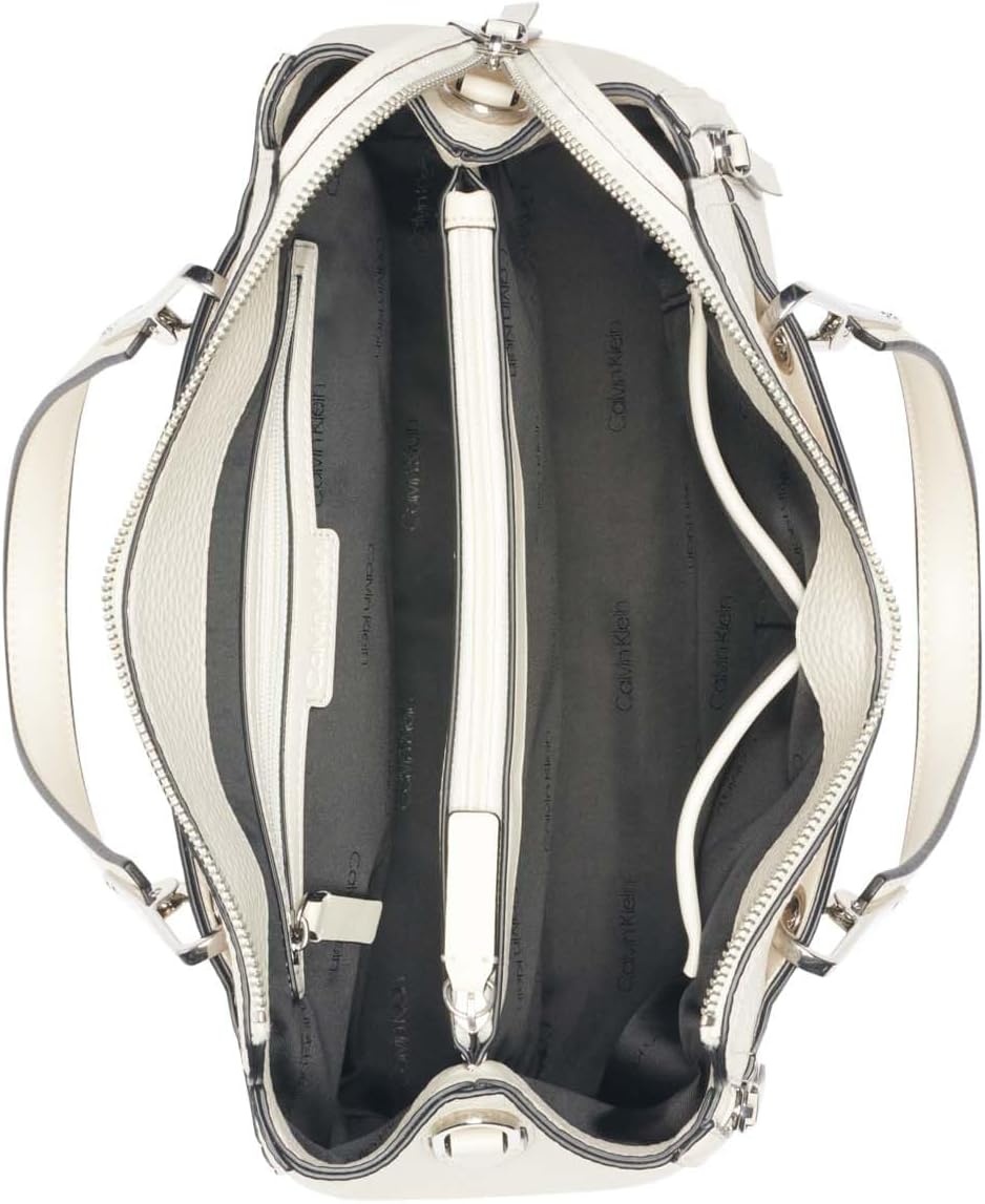 image:imageCalvin Klein Bubble Lamb Novelty Organization SatchelCore Cherub White