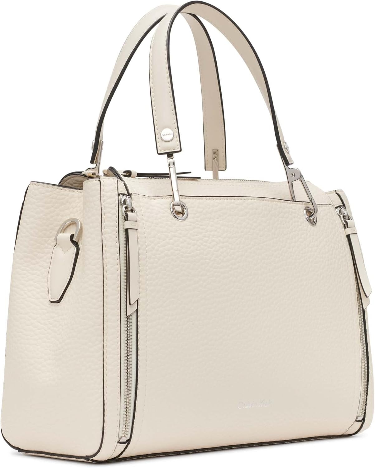 image:imageCalvin Klein Bubble Lamb Novelty Organization SatchelCore Cherub White