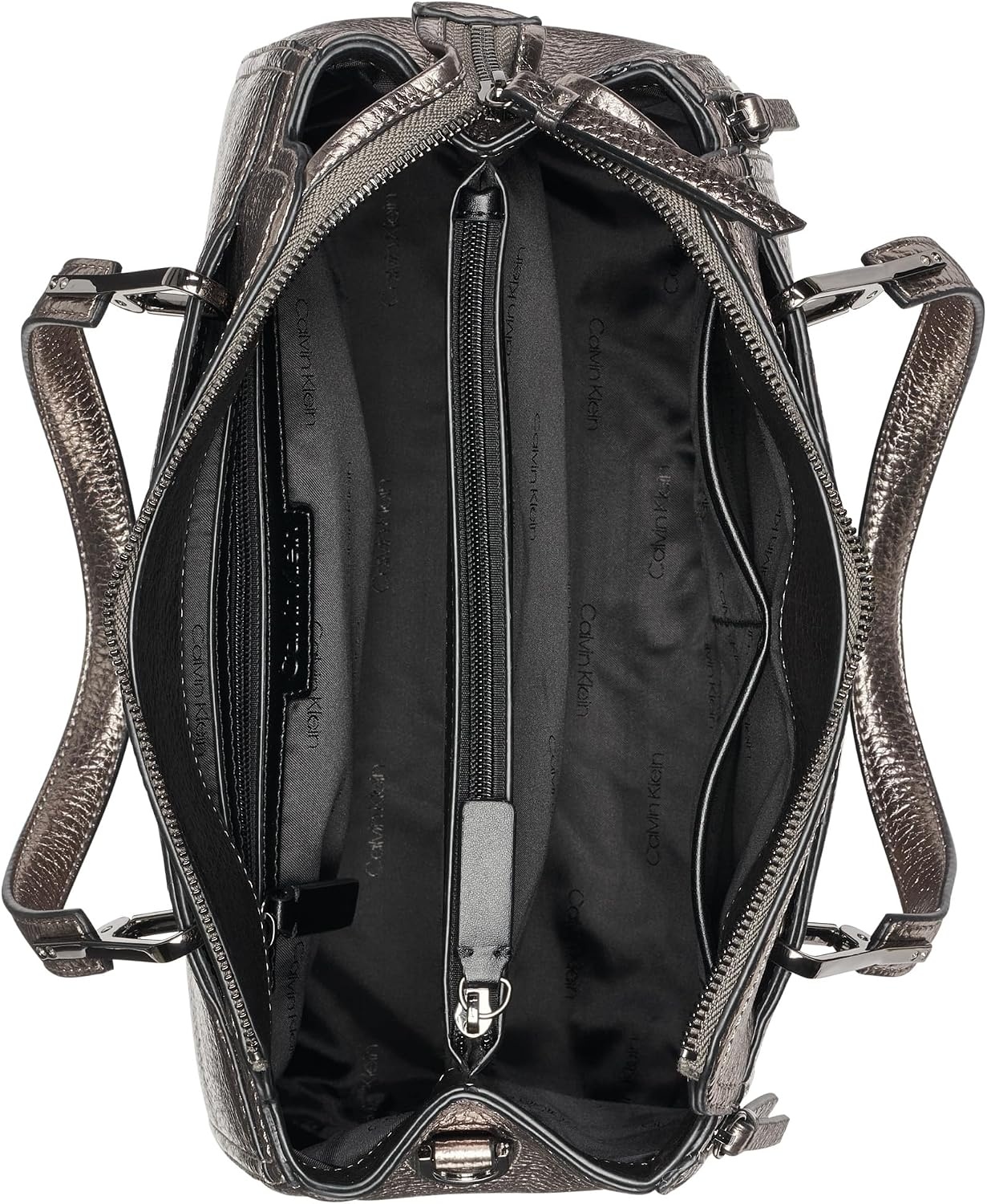 image:imageCalvin Klein Bubble Lamb Novelty Organization SatchelGunmetal