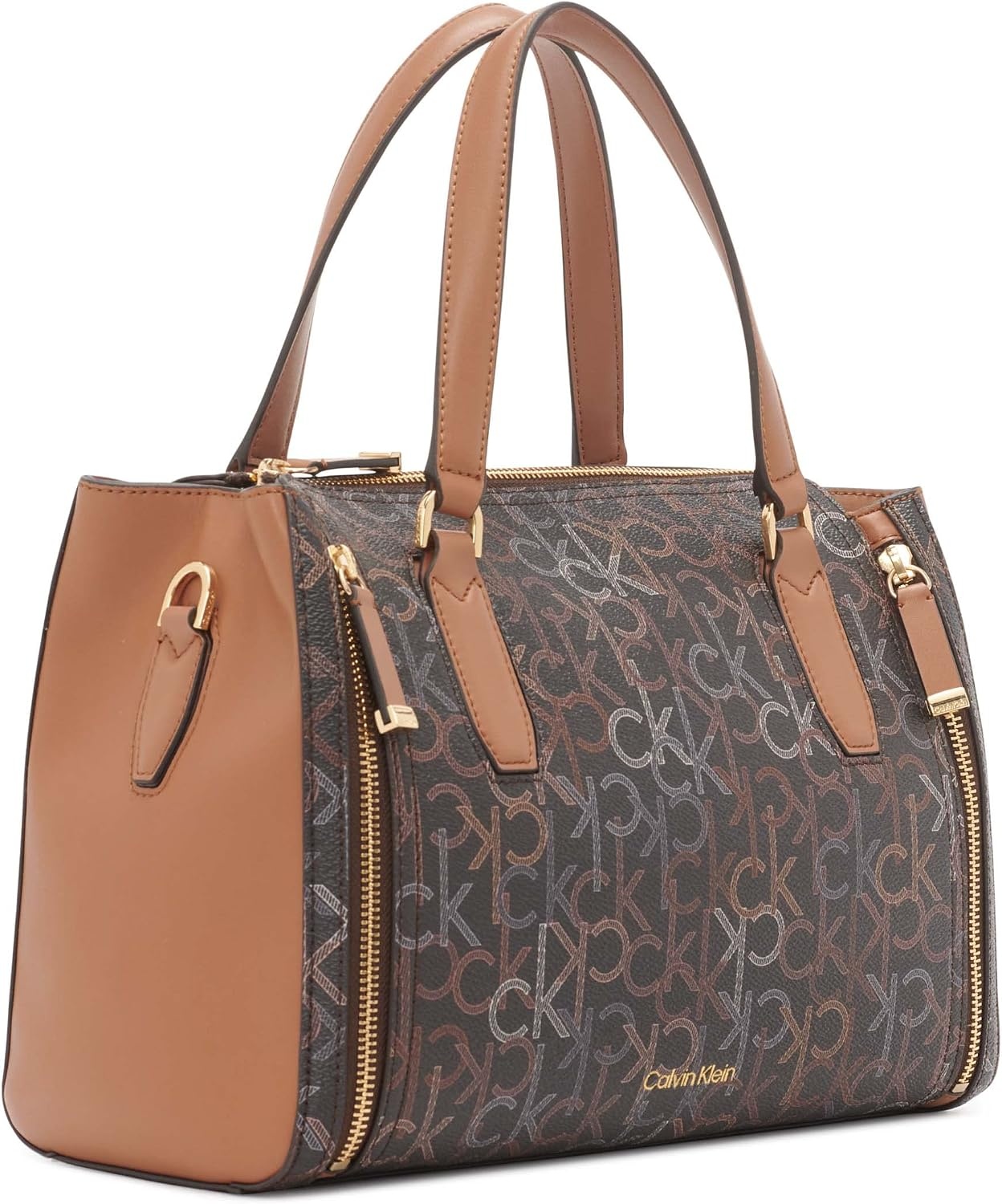 image:imageCalvin Klein Bubble Lamb Novelty Organization SatchelNeutral Multi Logo