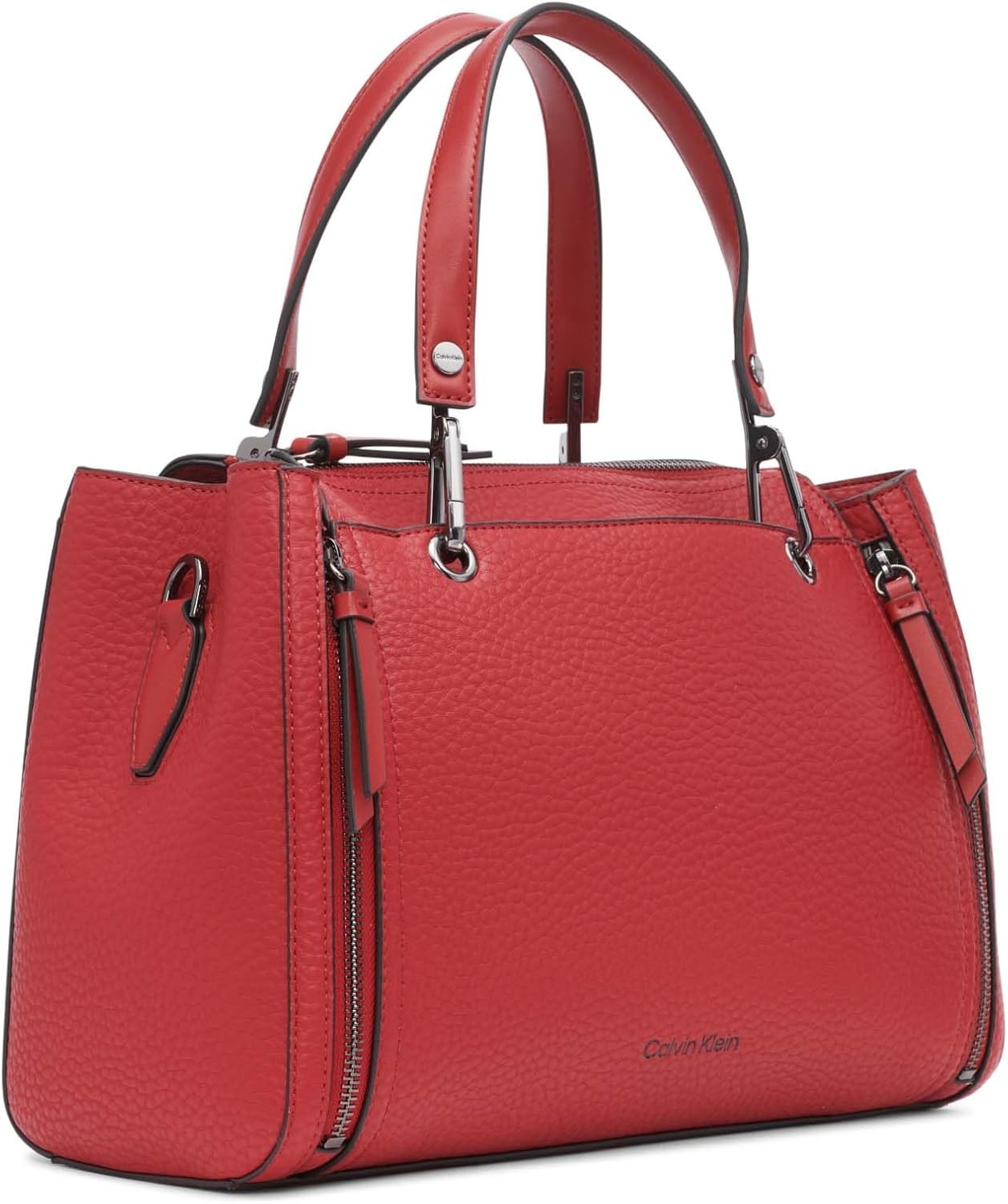 image:imageCalvin Klein Bubble Lamb Novelty Organization SatchelRuby Red