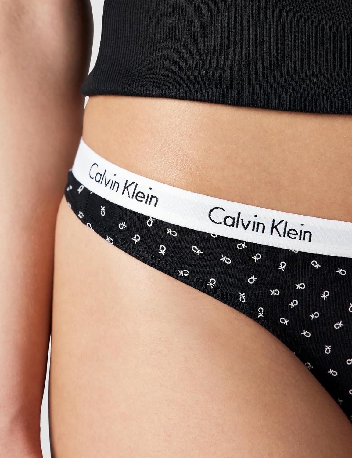 image:imageCalvin Klein Carousel Logo Cotton Stretch Thong Panties 5 Pack
