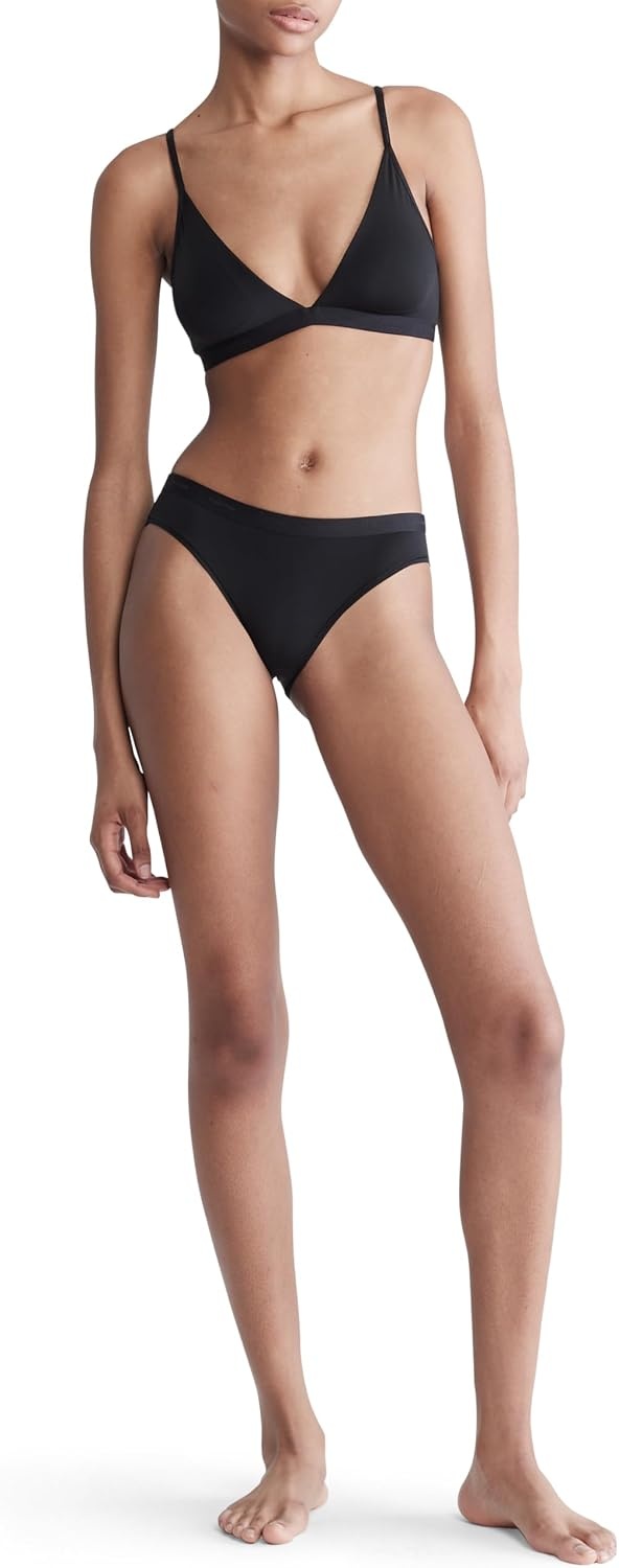 image:imageCalvin Klein Form to Body Lightly Lined Triangle BraletteBlack