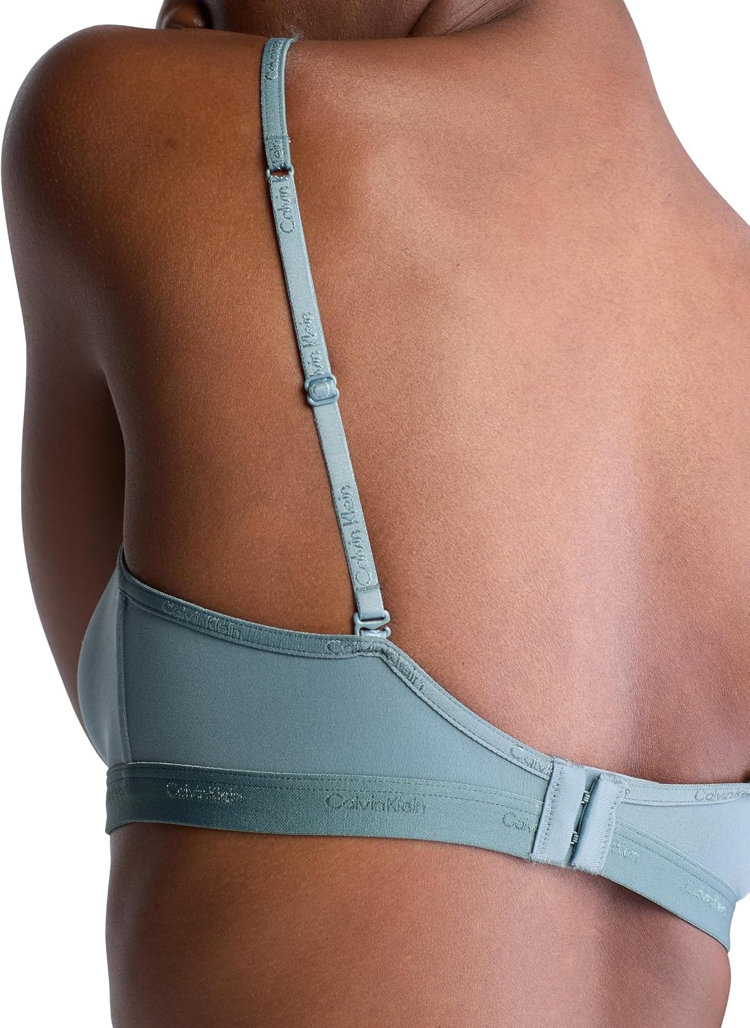 image:imageCalvin Klein Form to Body Lightly Lined Triangle BraletteBlue Performance
