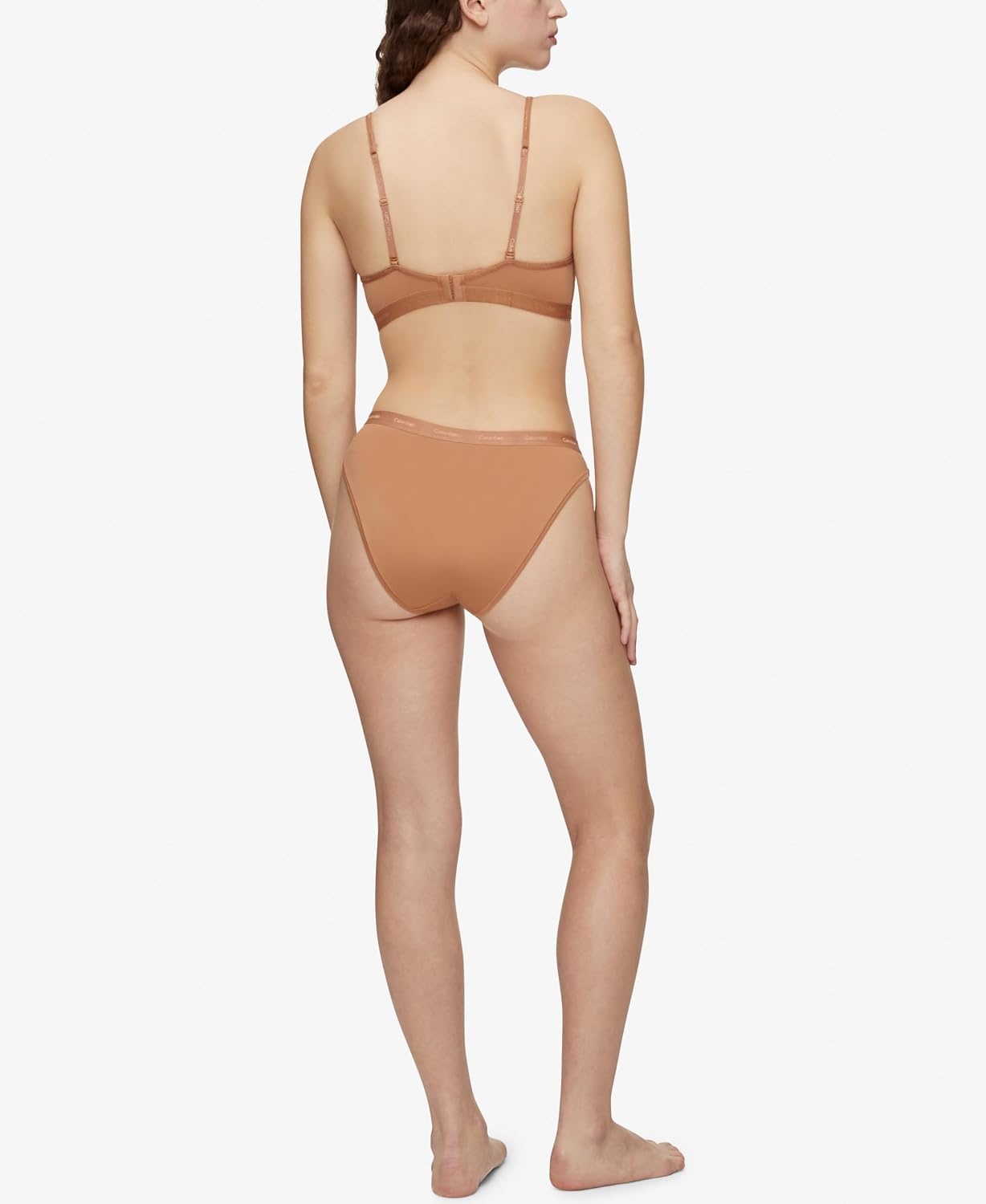 image:imageCalvin Klein Form to Body Lightly Lined Triangle BraletteRusset