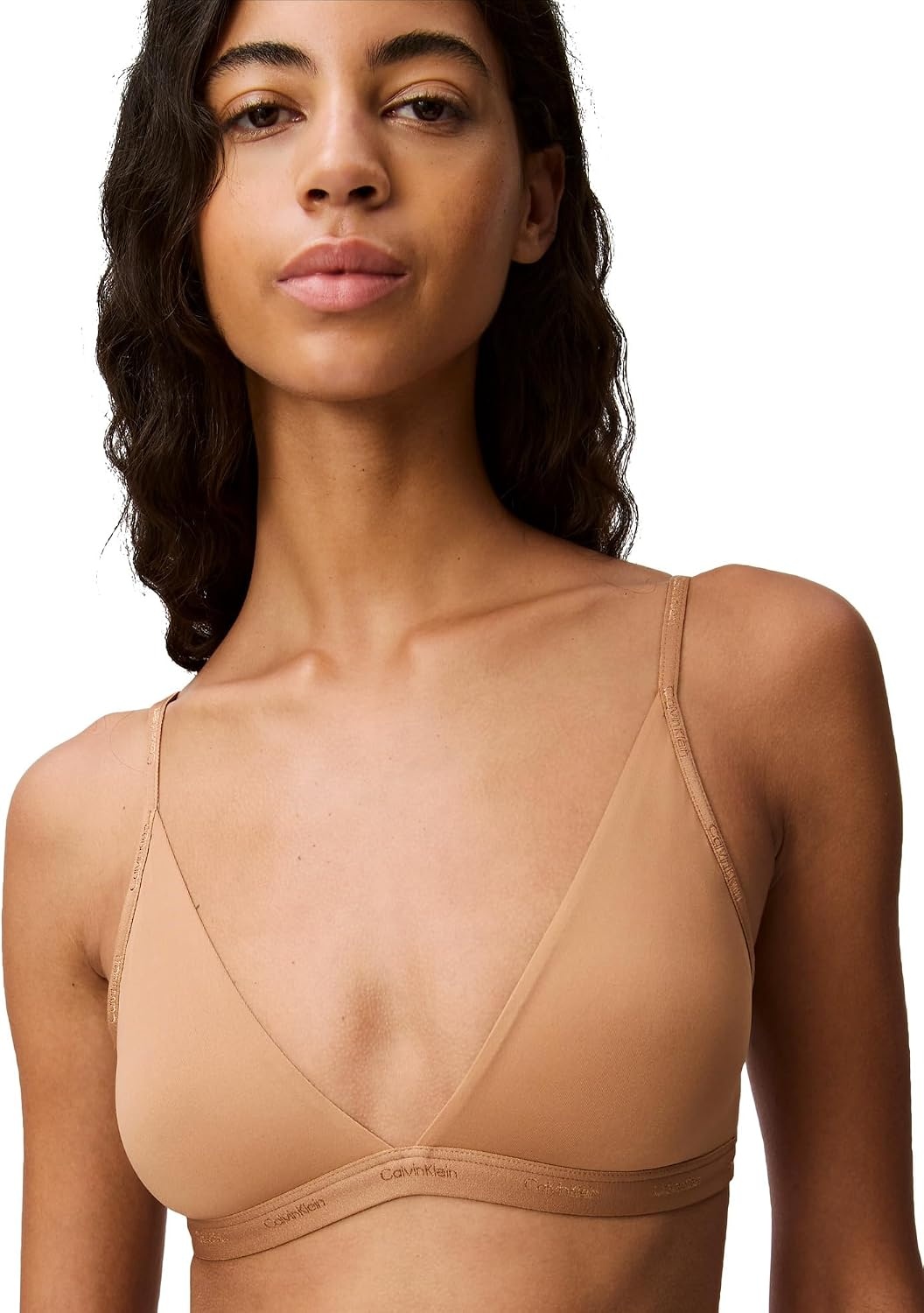 image:imageCalvin Klein Form to Body Lightly Lined Triangle BraletteRusset