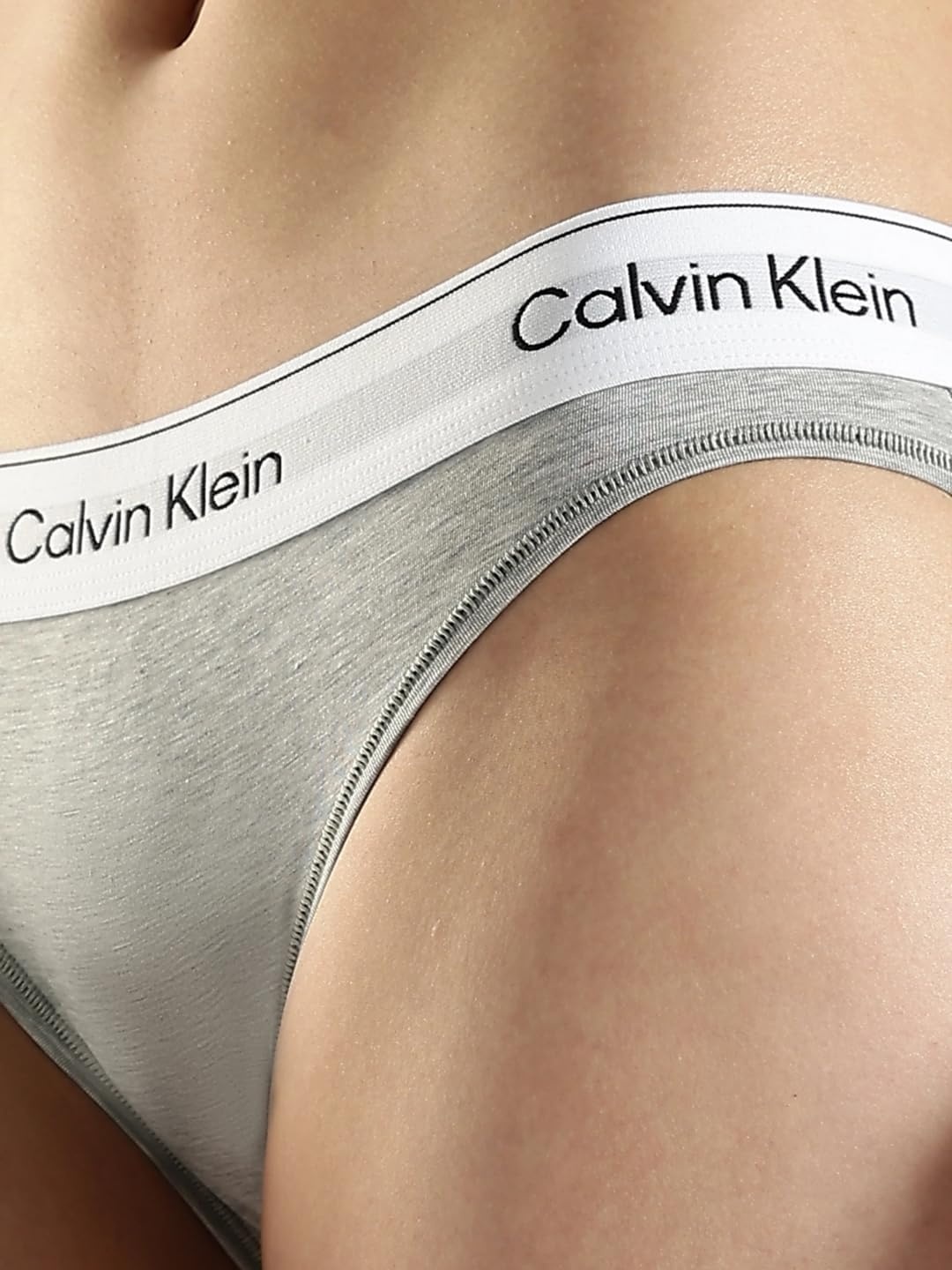 image:imageCalvin Klein Icon Cotton Modal BikiniGrey Heather