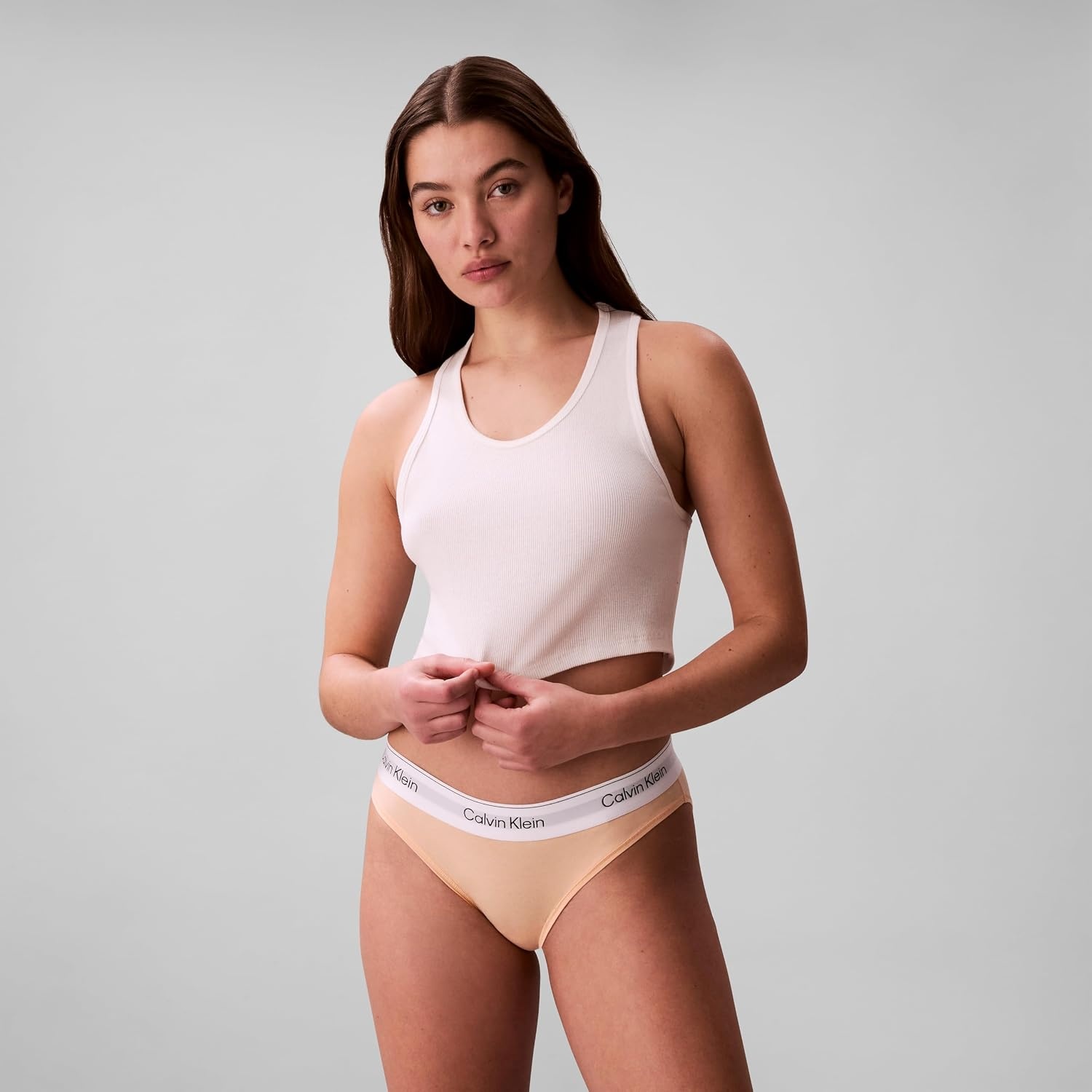 image:imageCalvin Klein Icon Cotton Modal BikiniPeach Bliss