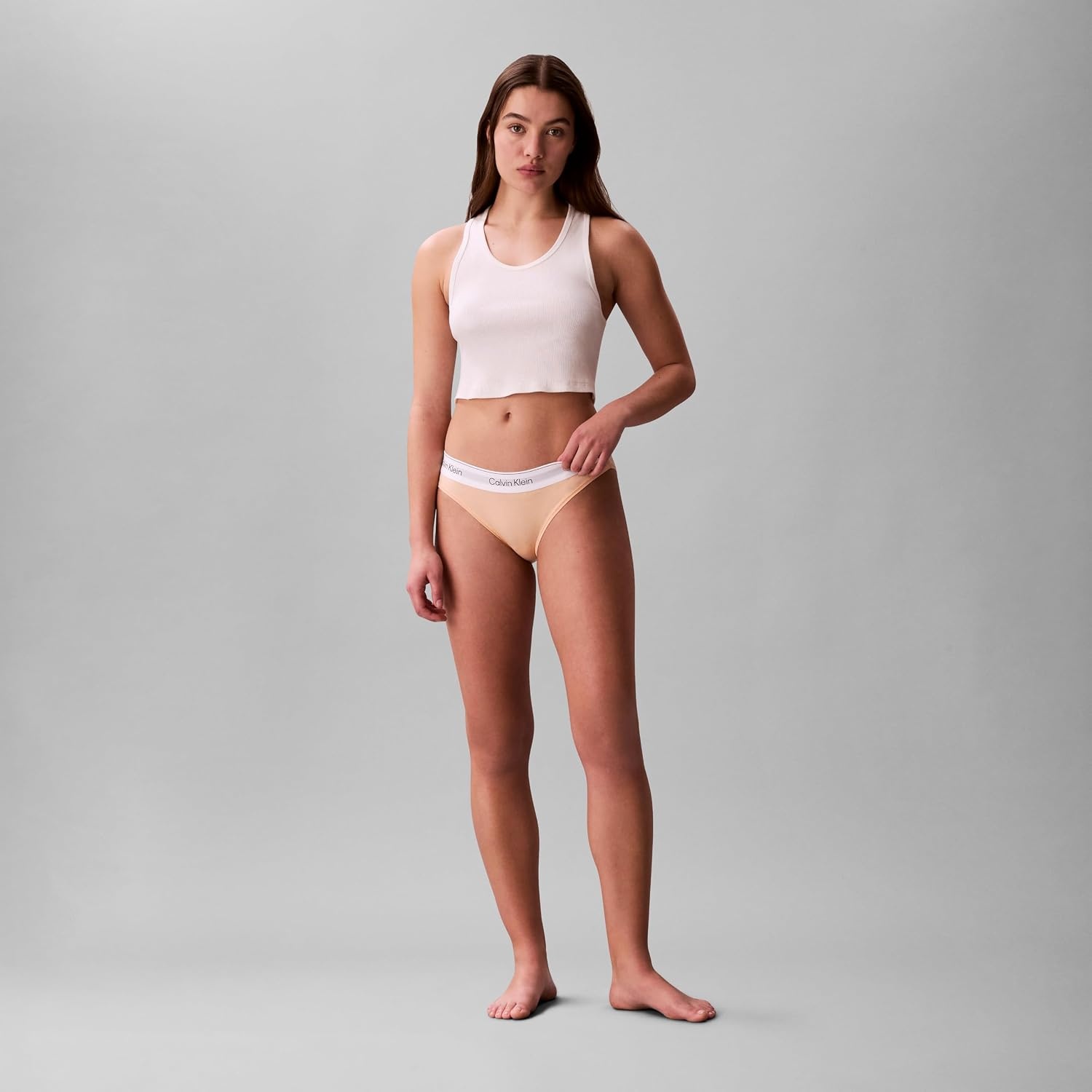image:imageCalvin Klein Icon Cotton Modal BikiniPeach Bliss