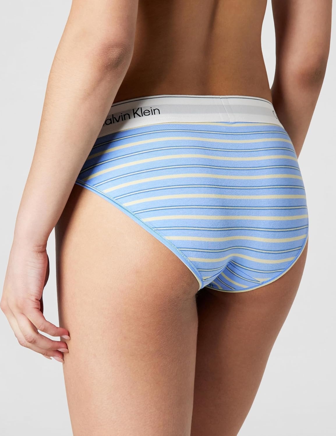 image:imageCalvin Klein Icon Cotton Modal BikiniPulse Stripe Blue Descent