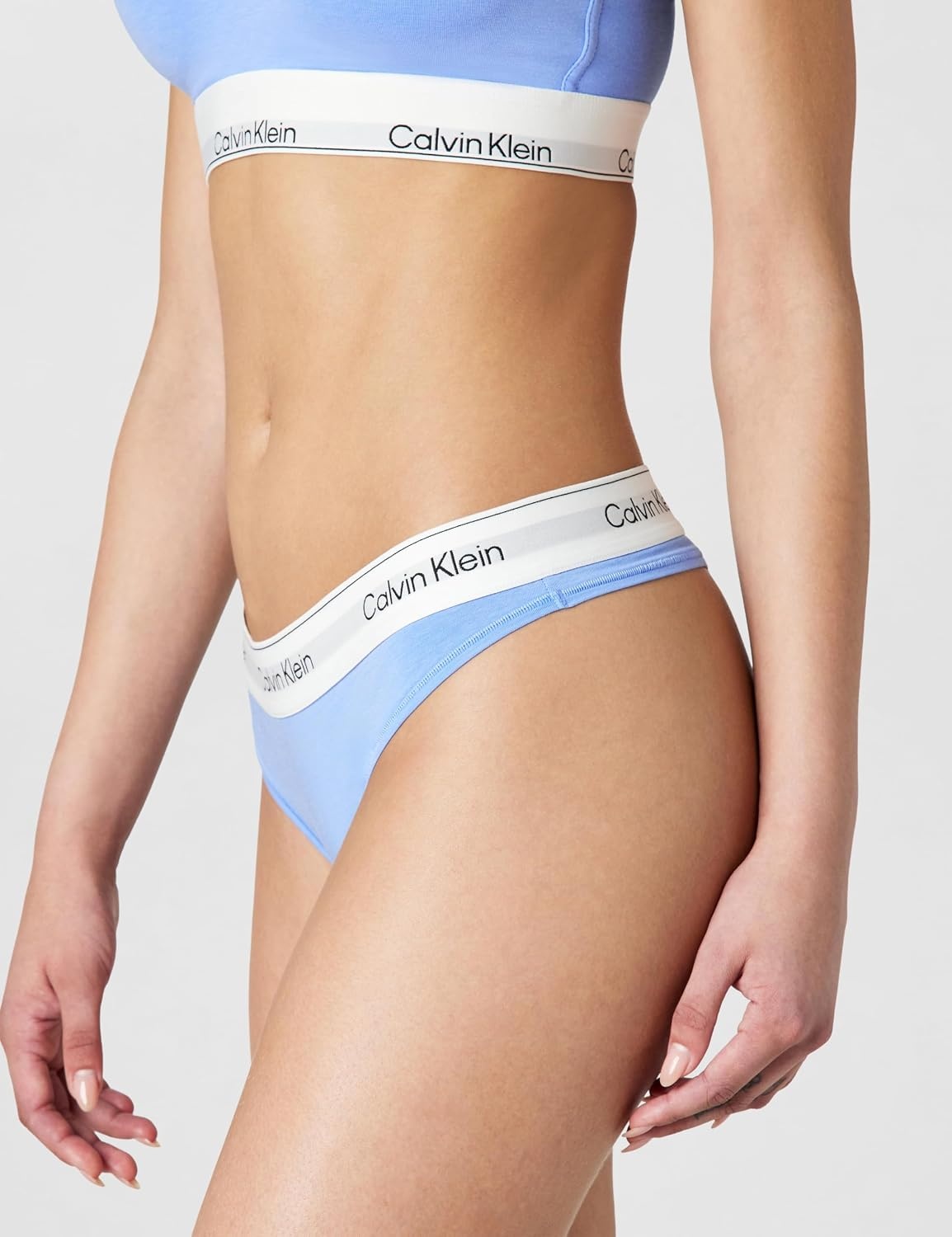 image:imageCalvin Klein Icon Cotton Modal ThongBlue Descent