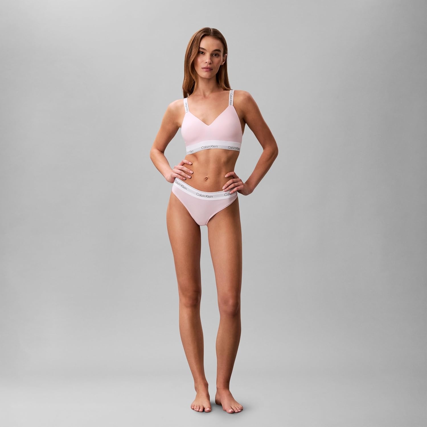 image:imageCalvin Klein Icon Cotton Modal ThongCradle Pink