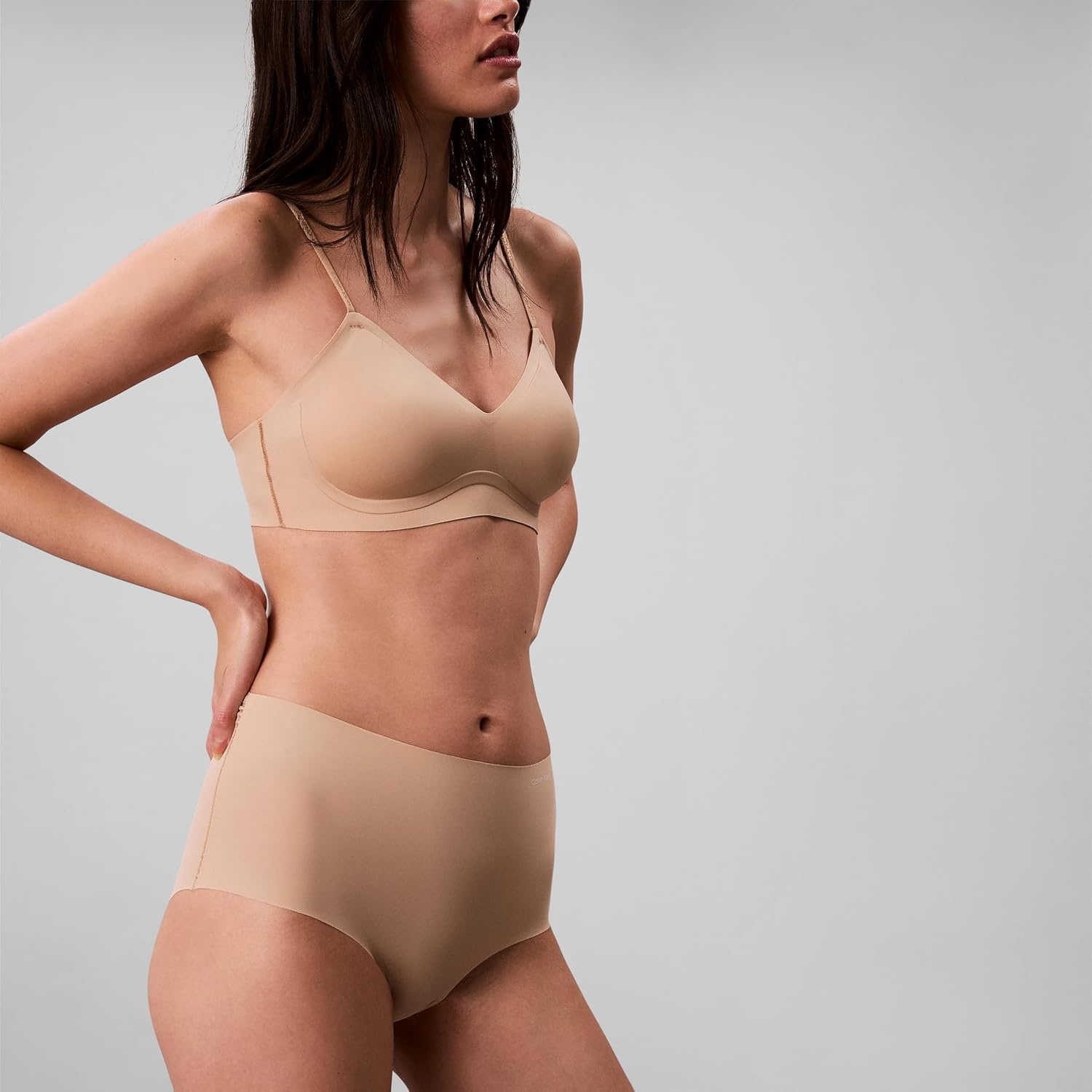 image:imageCalvin Klein Invisibles Gel Wire Lightly Lined BraletteBare