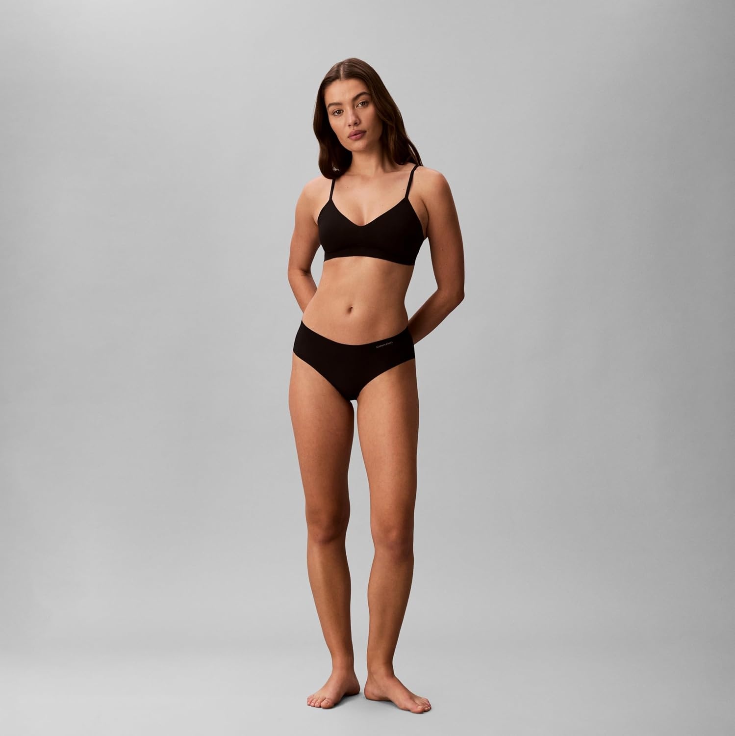 image:imageCalvin Klein Invisibles Gel Wire Lightly Lined BraletteBlack
