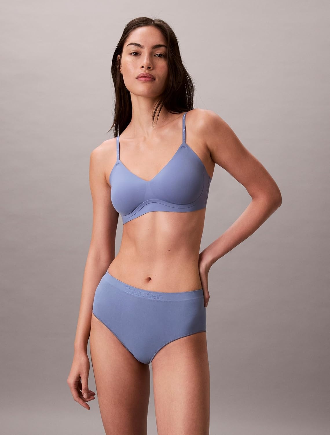 image:imageCalvin Klein Invisibles Gel Wire Lightly Lined BraletteBlue Tulip