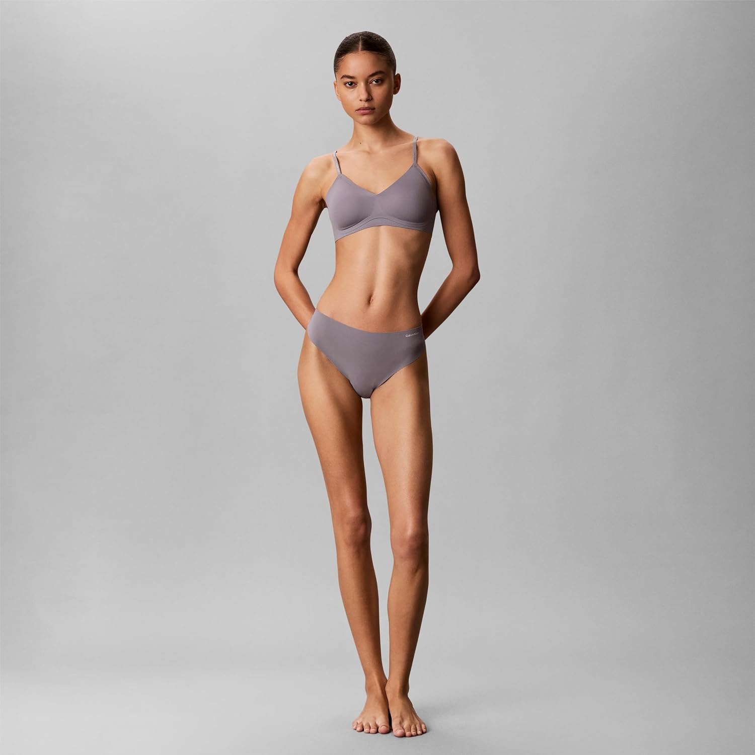 image:imageCalvin Klein Invisibles Gel Wire Lightly Lined BraletteQuicksilver