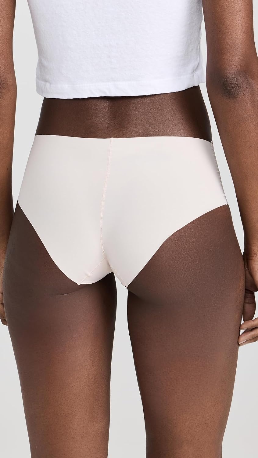 image:imageCalvin Klein Invisibles Hipster Multipack PantyBlack W Smoke Logo Subdued W Ivory Logo Prairie Peach