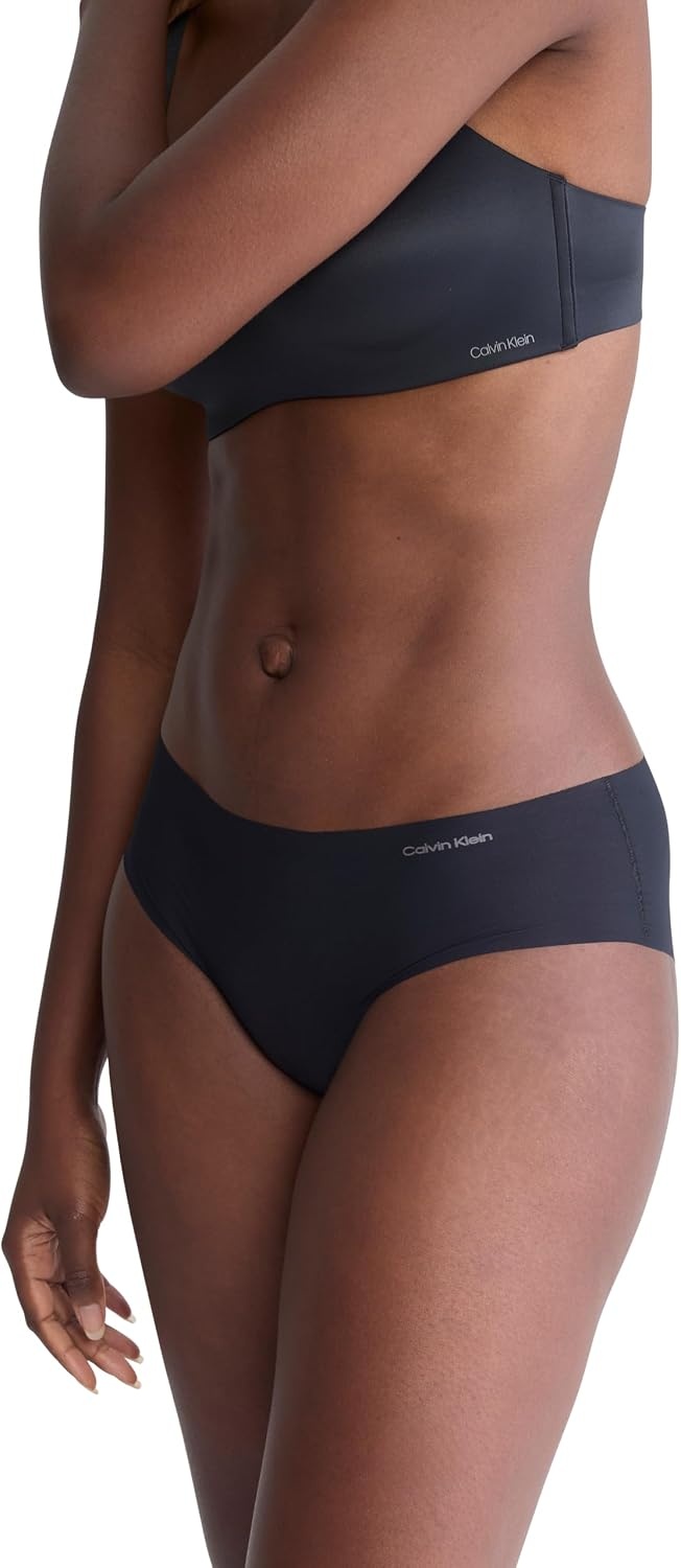 image:imageCalvin Klein Invisibles Hipster Multipack PantyBlack W Smoke Logo White W Light Caramel Logo Vintage Pink W Smoked Plum Logog