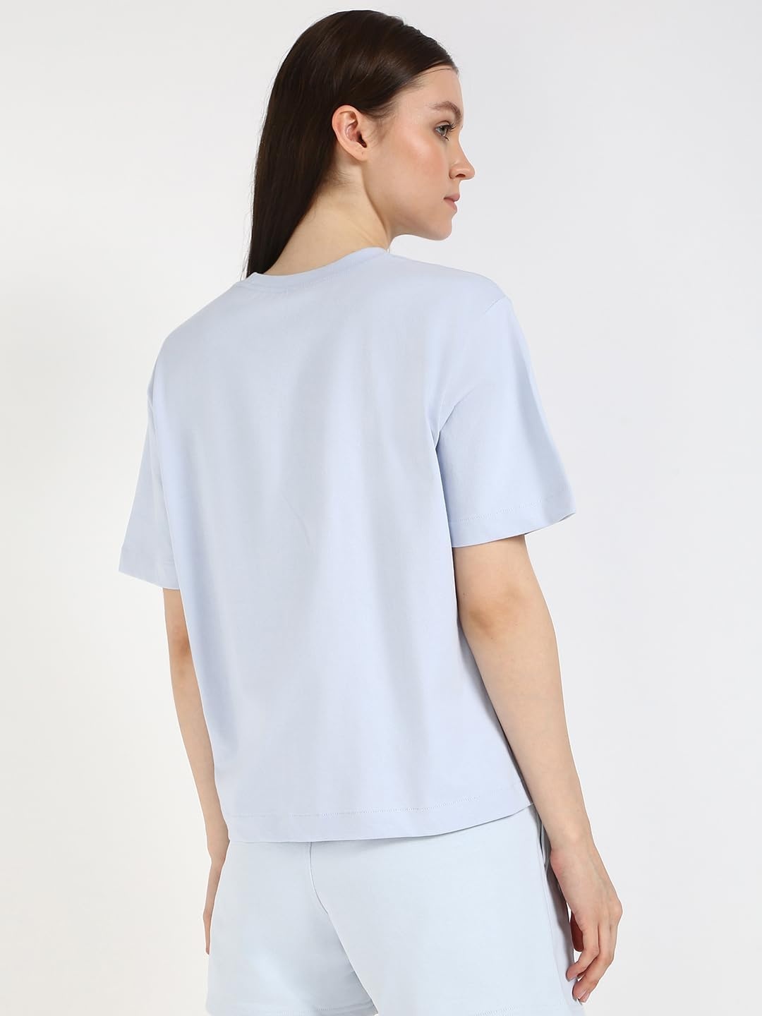 image:imageCalvin Klein Jeans Womens Boxy Varsity TShirtBlue