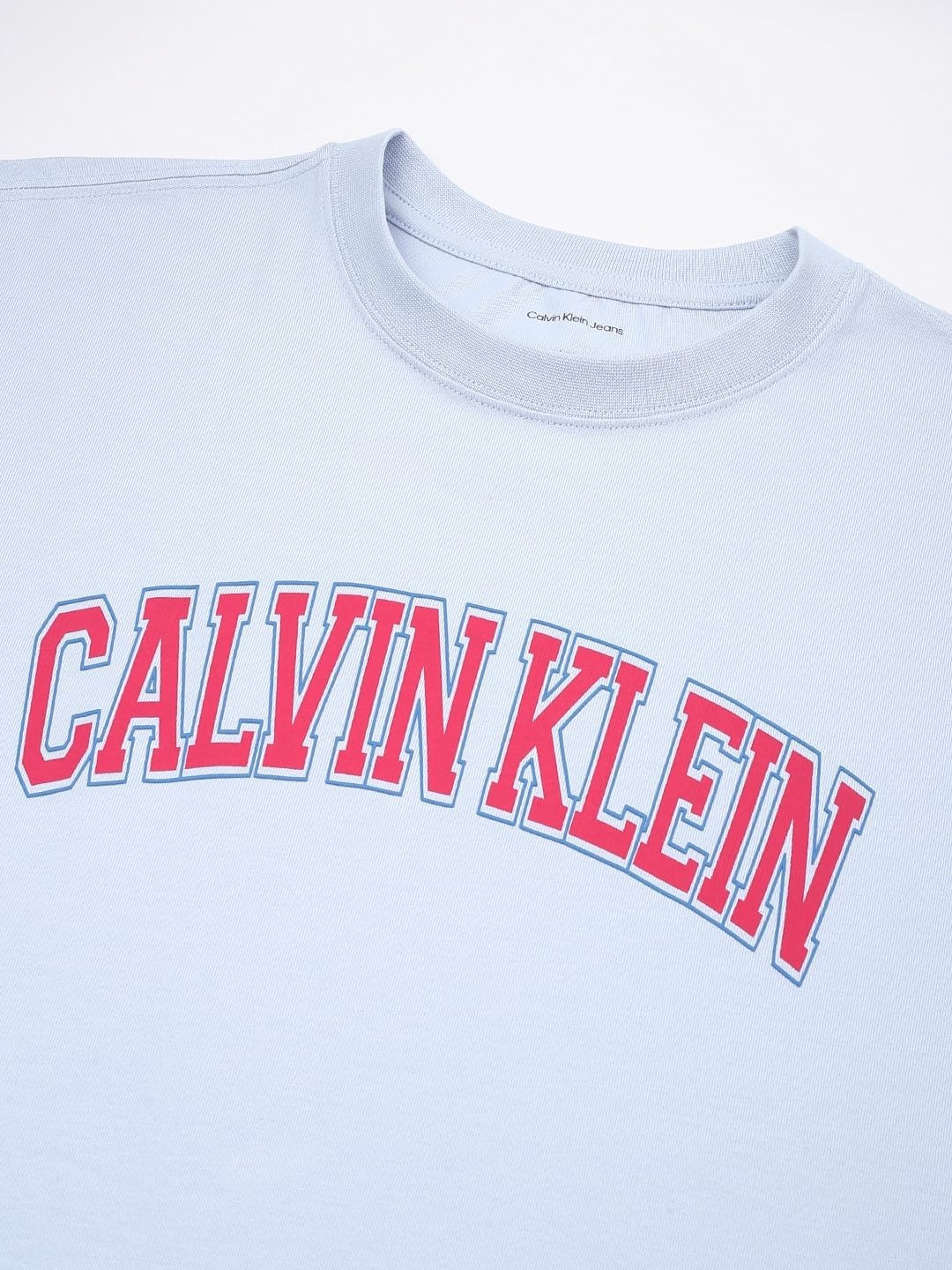 image:imageCalvin Klein Jeans Womens Boxy Varsity TShirtBlue