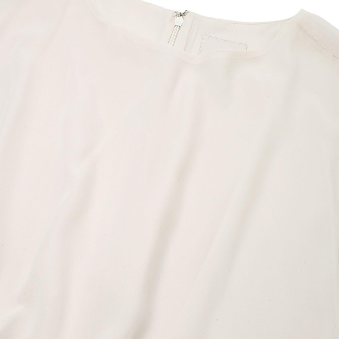image:imageCalvin Klein Jeans Womens Chiffon Twist Front BlouseChalk