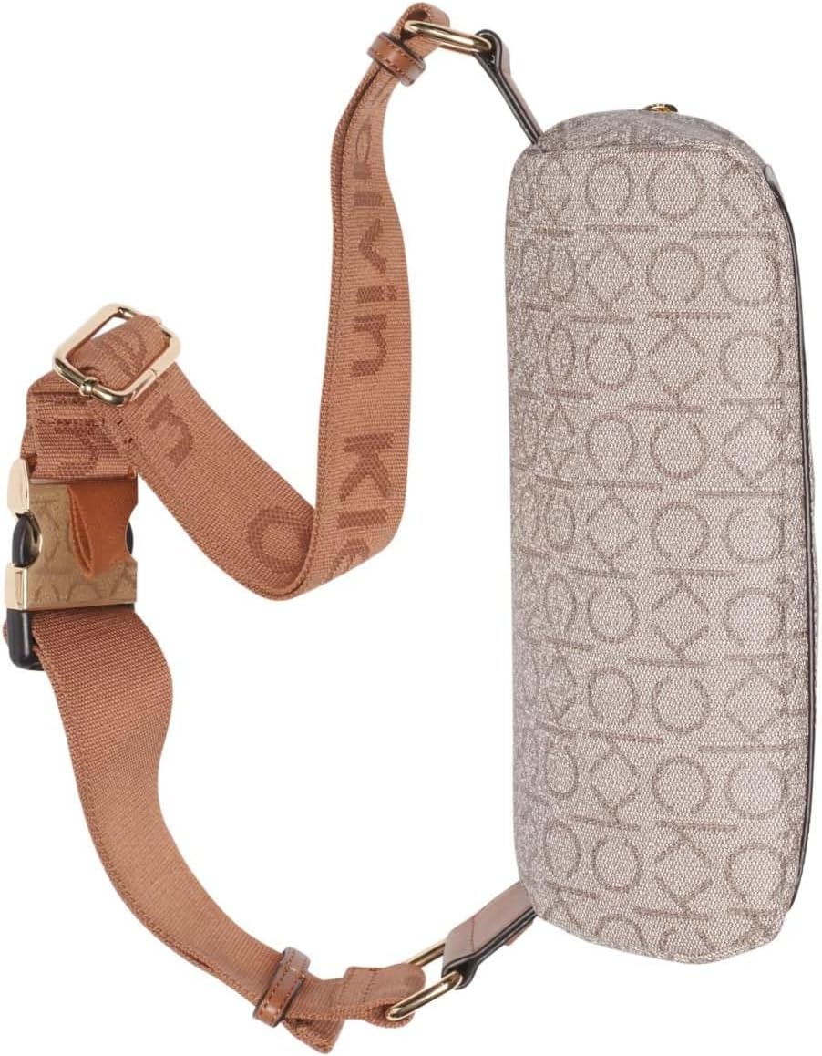 image:imageCalvin Klein Millie Novelty BeltAlmondTaupeCaramel