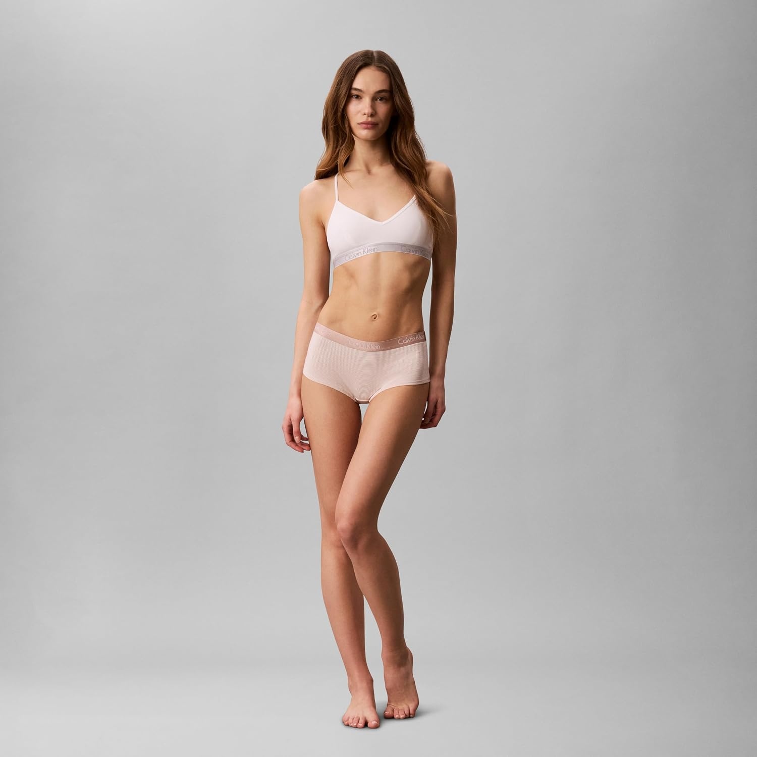 image:imageCalvin Klein Motive Cotton Boyshort Panties 3 PackBlackCedarFeeder Stripe Cedar