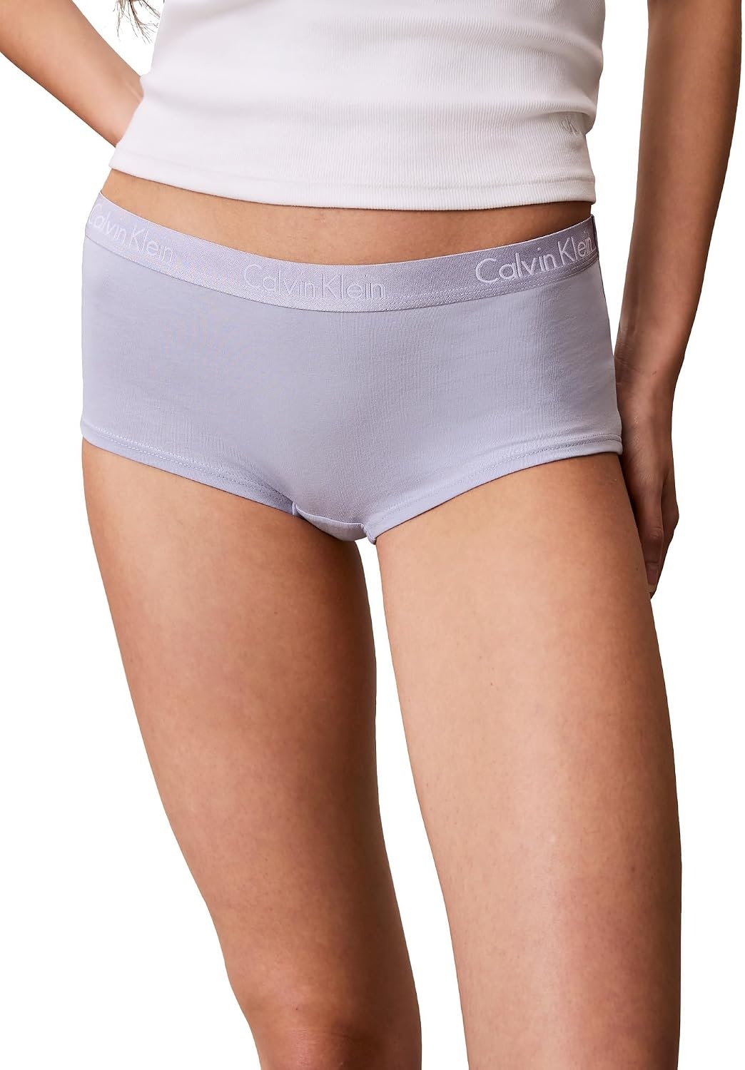image:imageCalvin Klein Motive Cotton Boyshort Panties 3 PackShorelineCasual BlueWhite