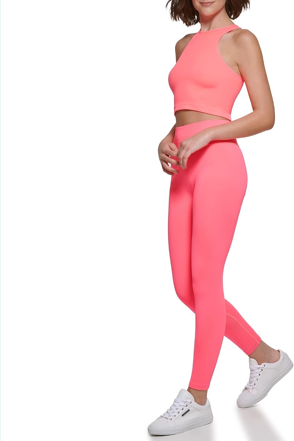 image:imageCalvin Klein Performance Womens Thin Rib High Waist 78 Length TightEnergy