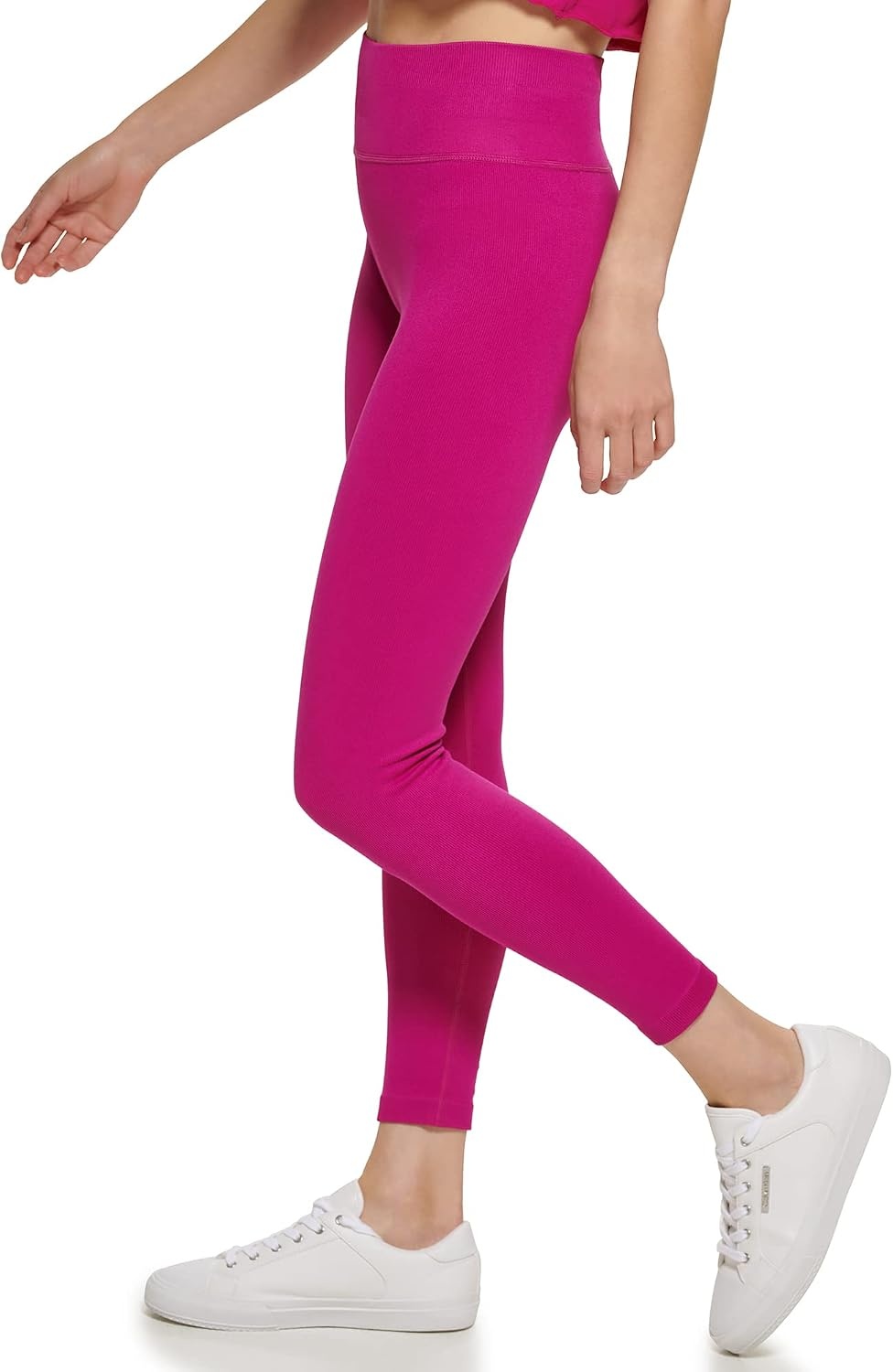 image:imageCalvin Klein Performance Womens Thin Rib High Waist 78 Length TightMelrose