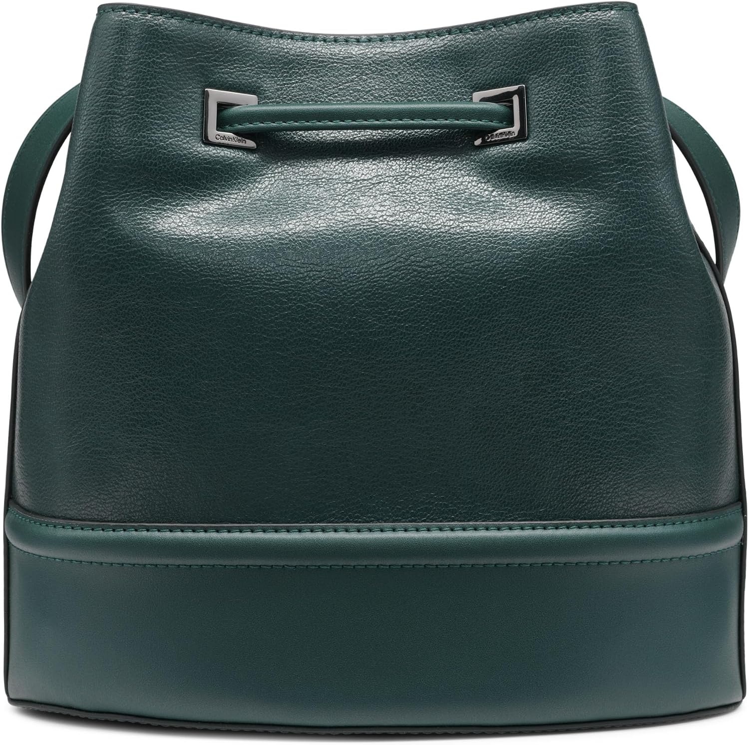 image:imageCalvin Klein Womens Ash Crossbody Bag Vegan Leather Monogram 2 PocketsDeep Forest