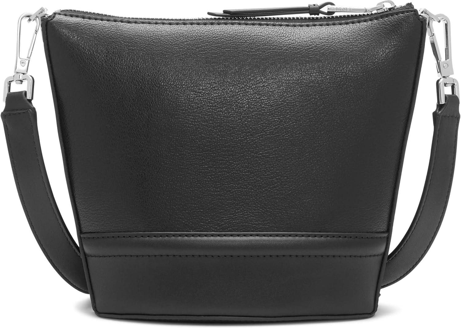 image:imageCalvin Klein Womens Ash NorthSouth CrossbodyBlackSilver