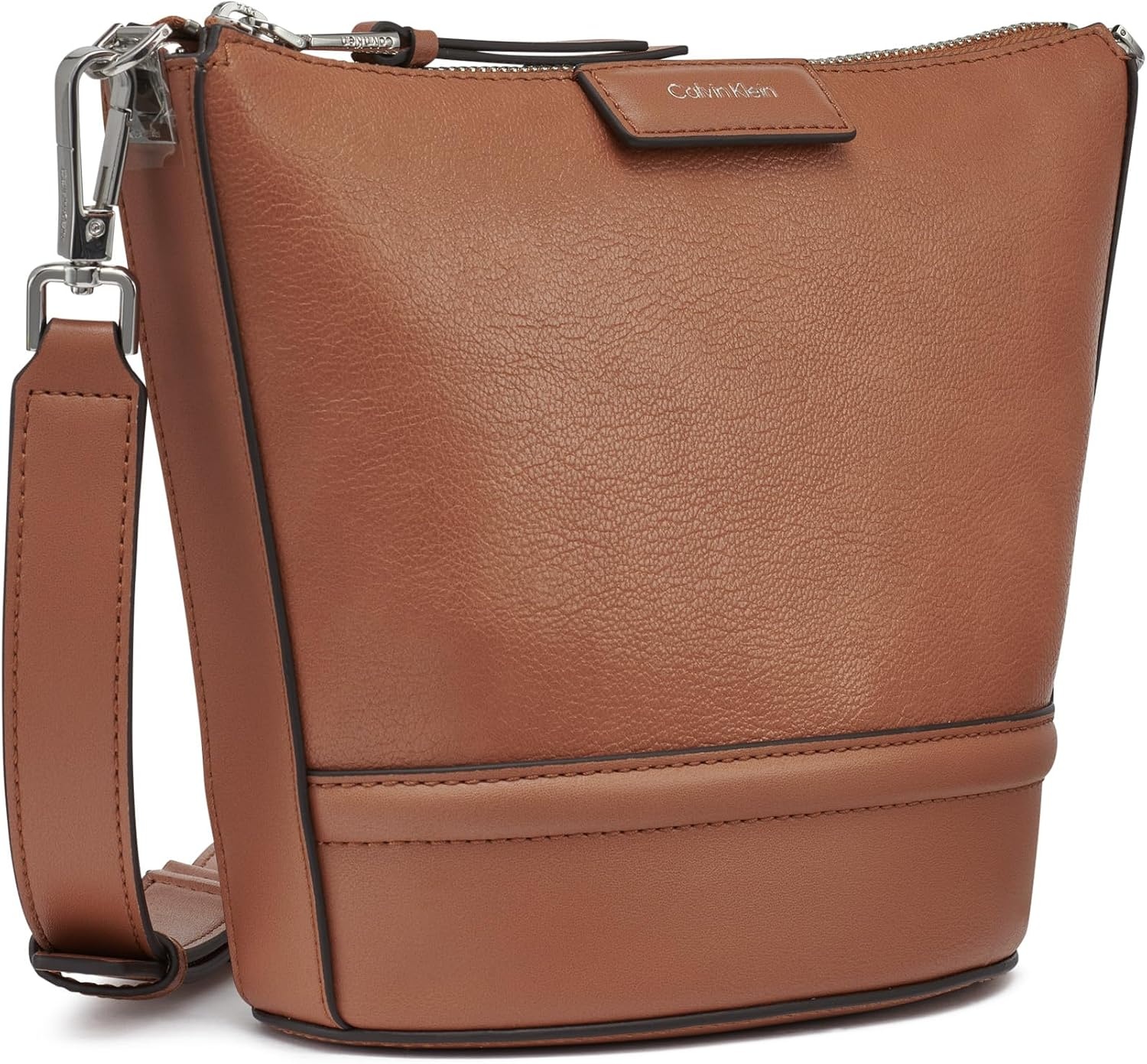 image:imageCalvin Klein Womens Ash NorthSouth CrossbodyCaramel