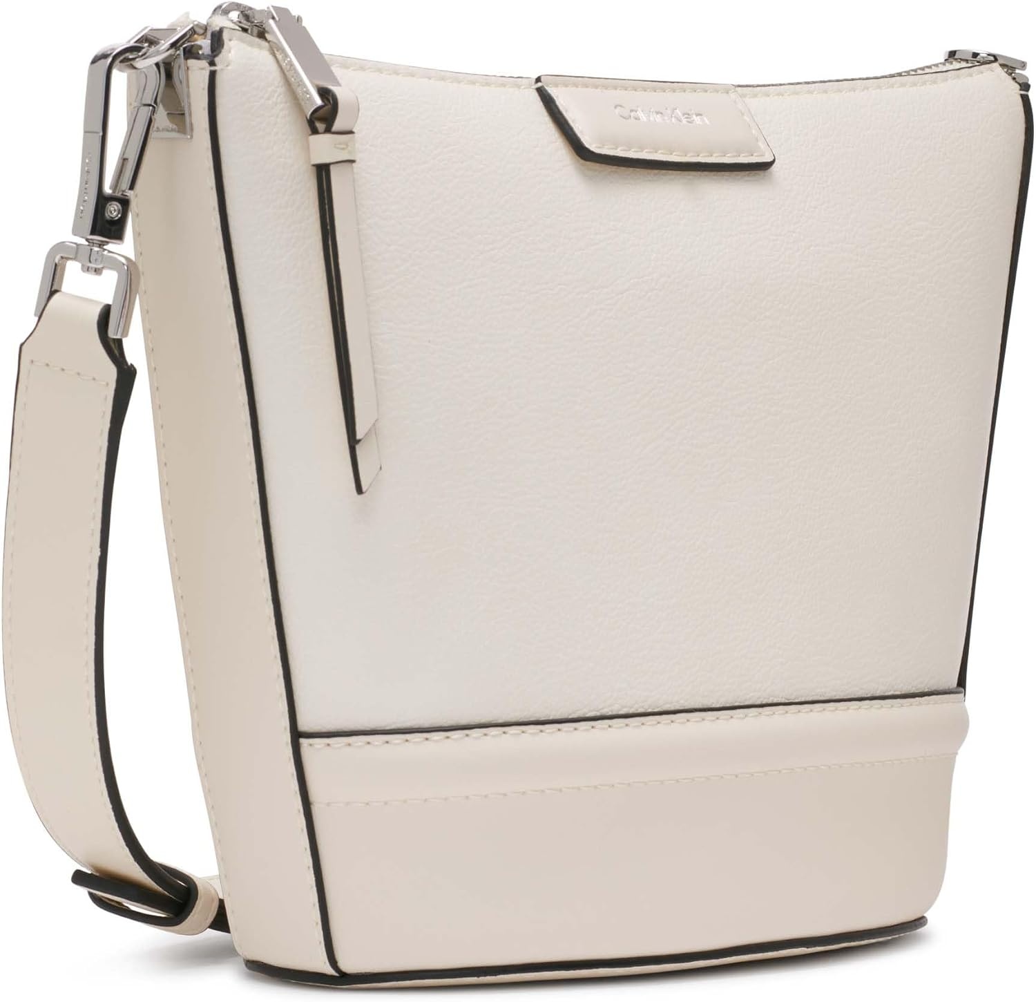 image:imageCalvin Klein Womens Ash NorthSouth CrossbodyCherub White