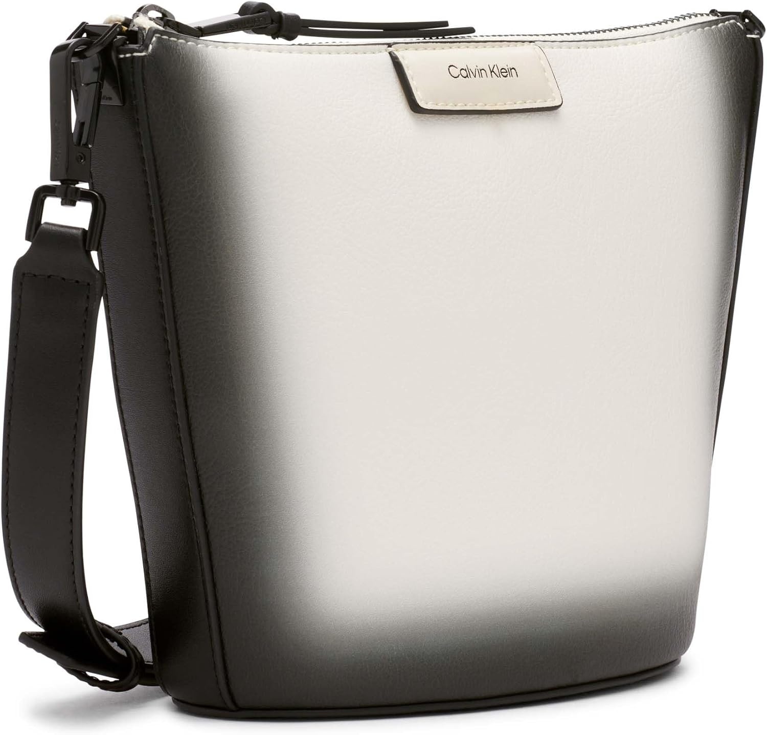 image:imageCalvin Klein Womens Ash NorthSouth CrossbodyCherub WhiteBlack