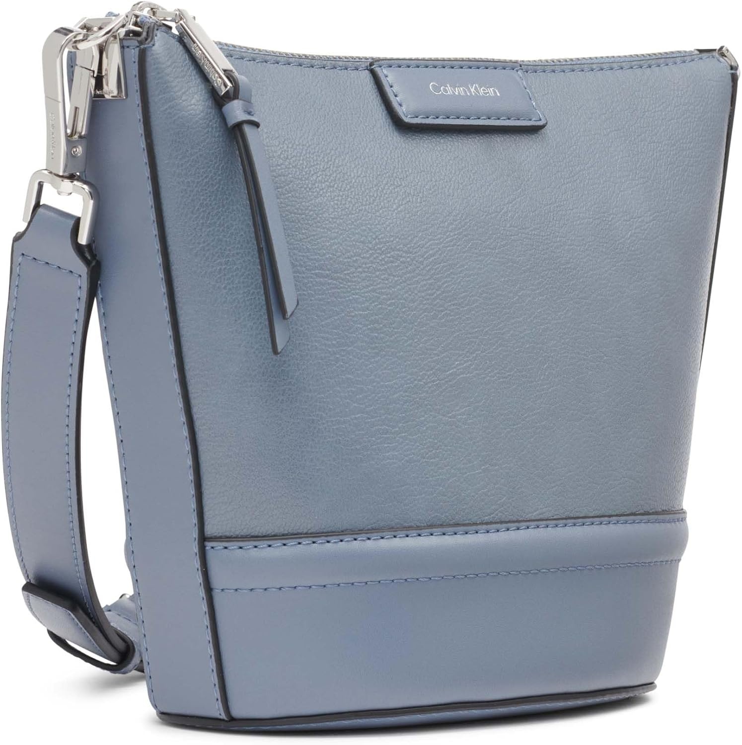 image:imageCalvin Klein Womens Ash NorthSouth CrossbodyFlint Stone
