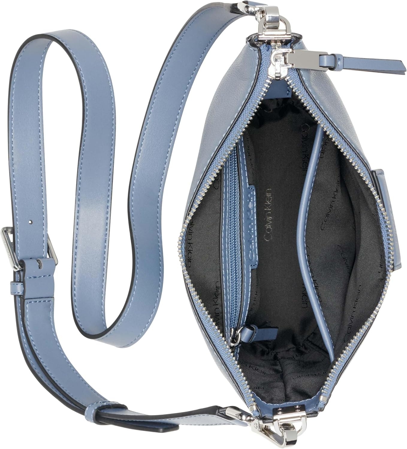 image:imageCalvin Klein Womens Ash NorthSouth CrossbodyFlint Stone