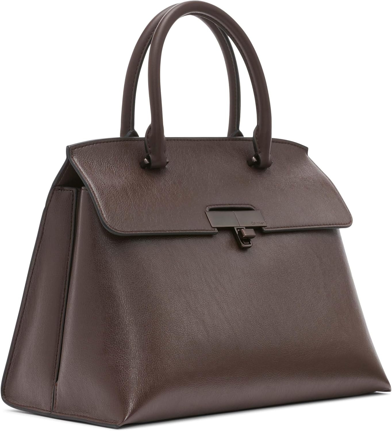 image:imageCalvin Klein Womens Becky Turn Lock Satchel Turn LockJava
