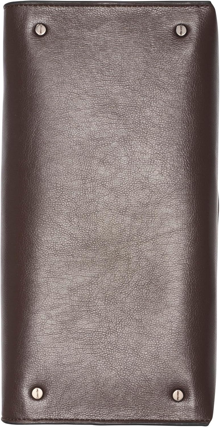 image:imageCalvin Klein Womens Becky Turn Lock Satchel Turn LockJava
